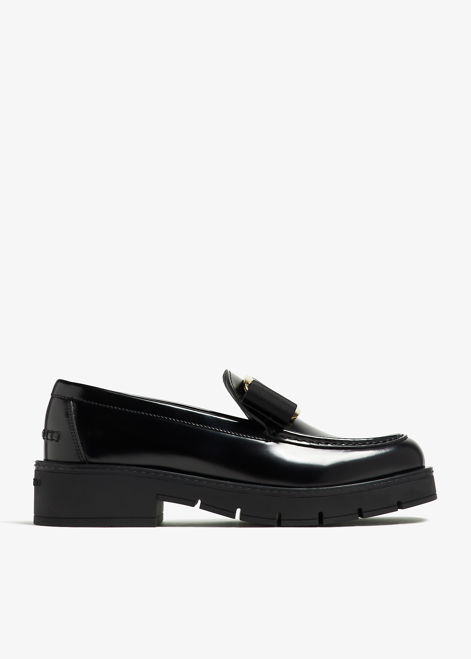 

Chunky Vara bow loafers, Black