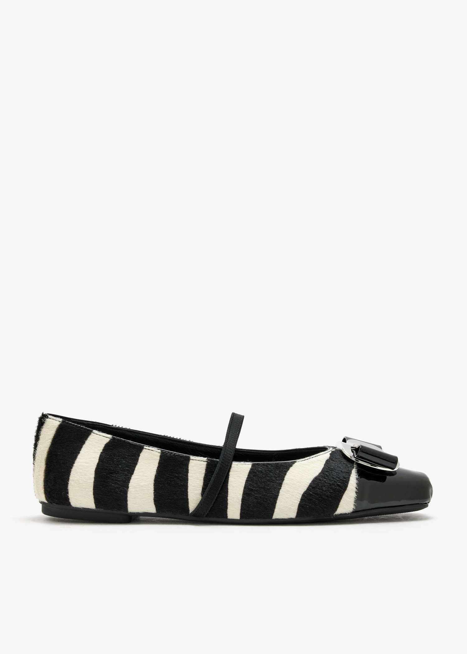 

Vara buckle ballet flats, Animal printed