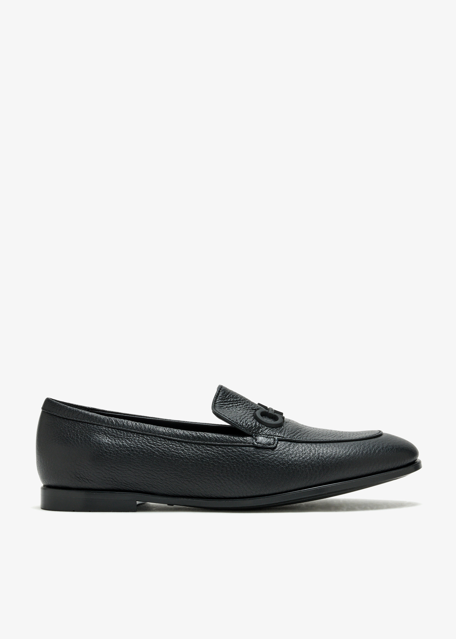 

Gancini loafers, Black