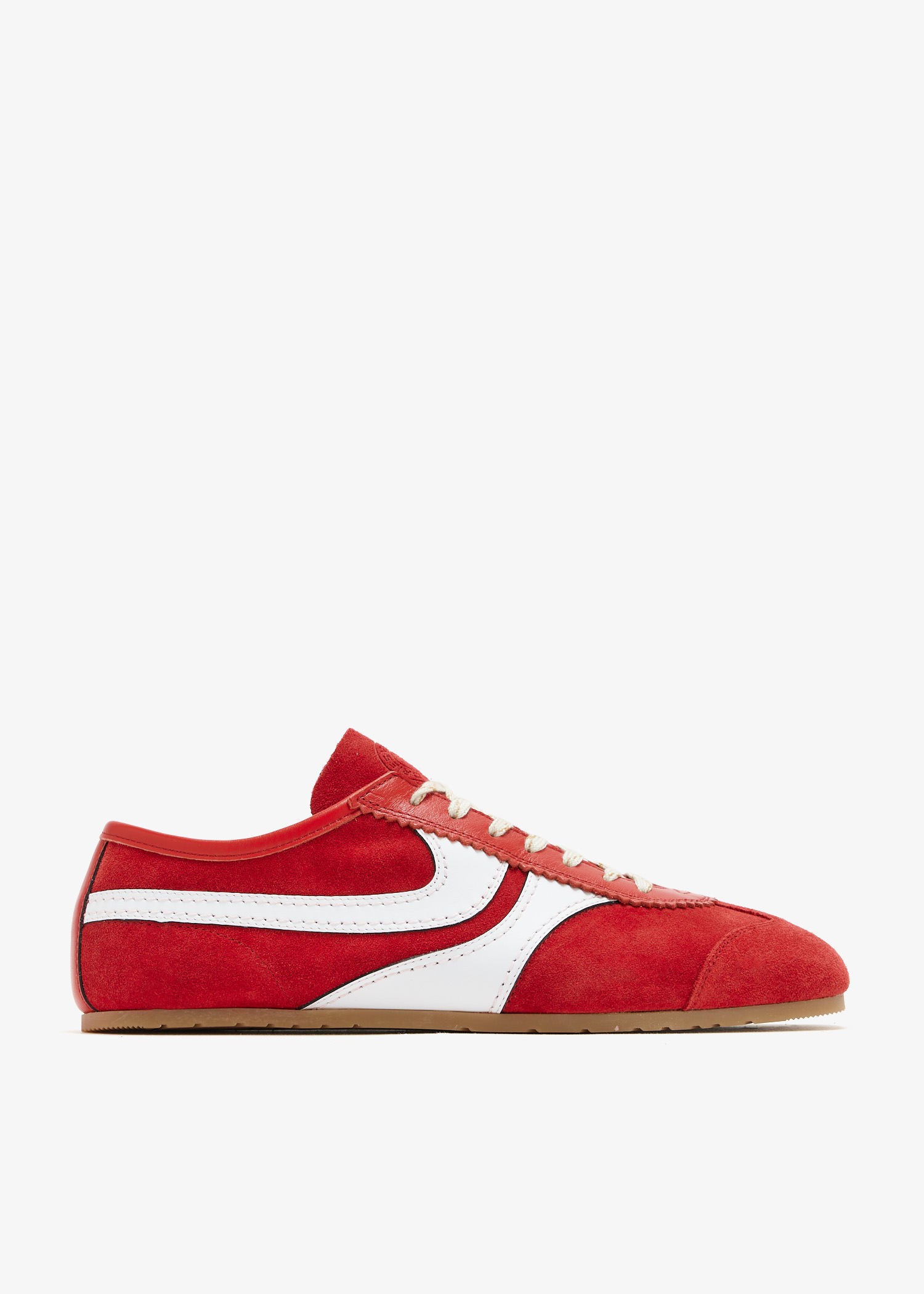

Suede sneakers, Red