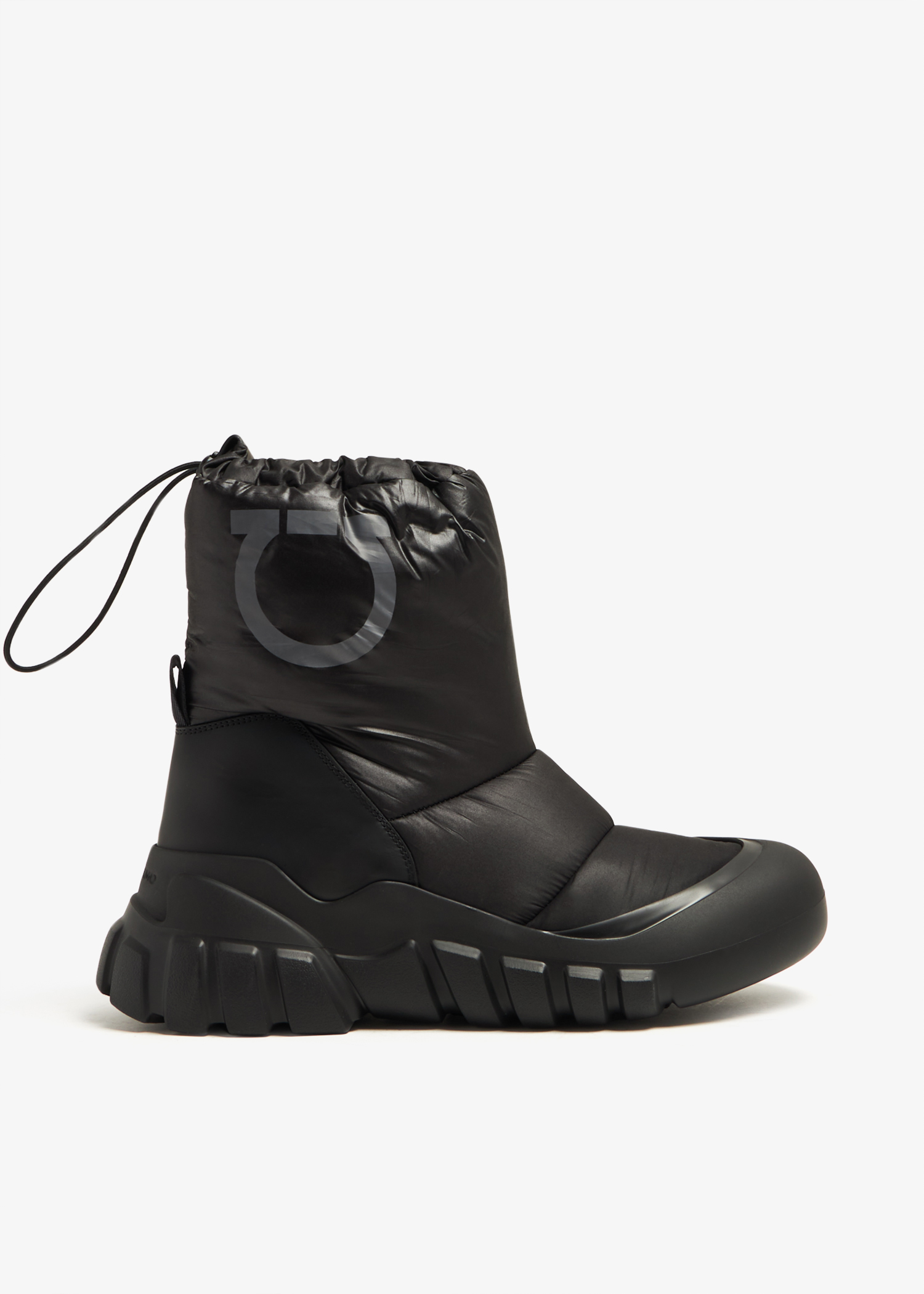 

Padded ski boots, Black