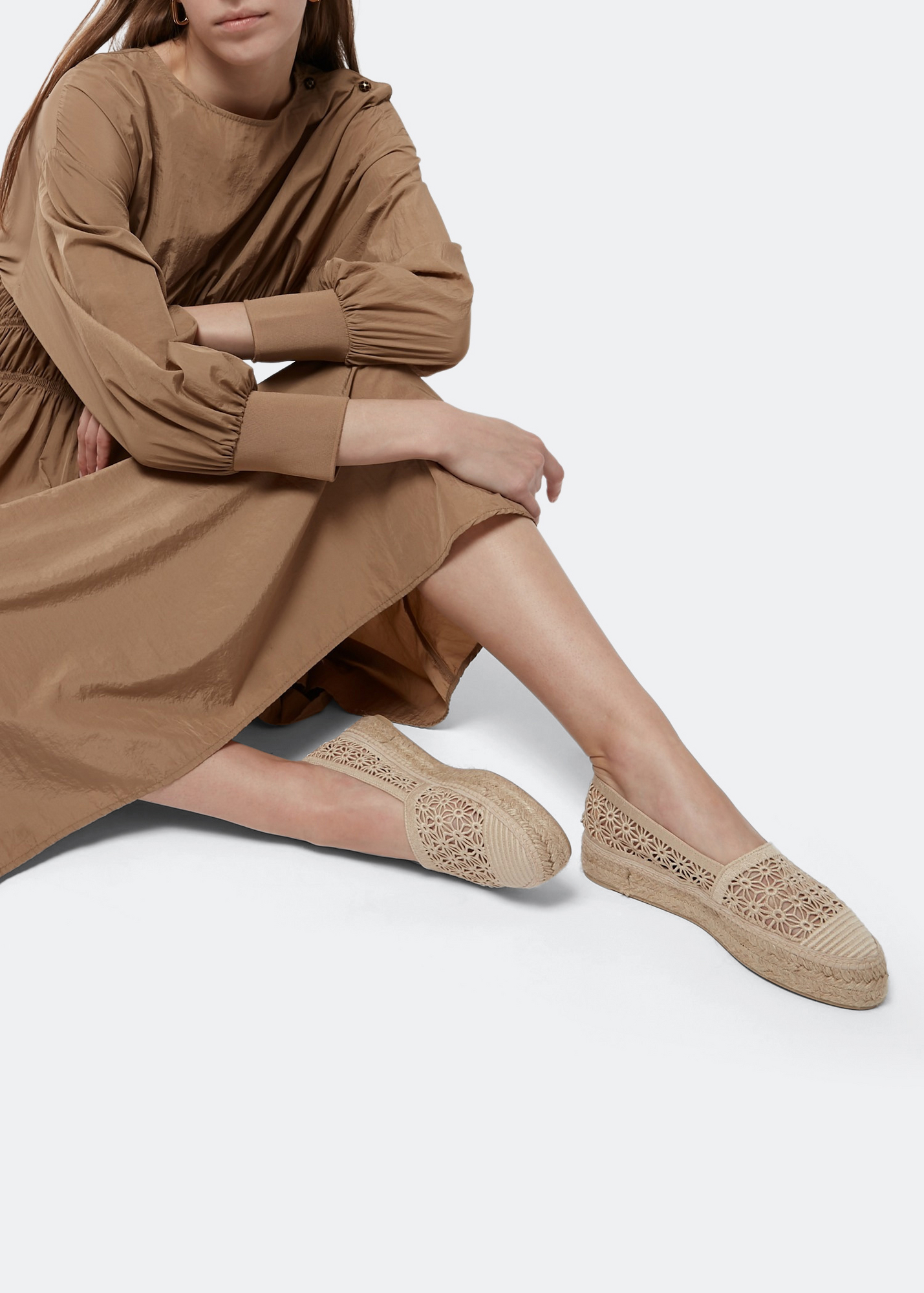 

Kery platform espadrilles, Beige