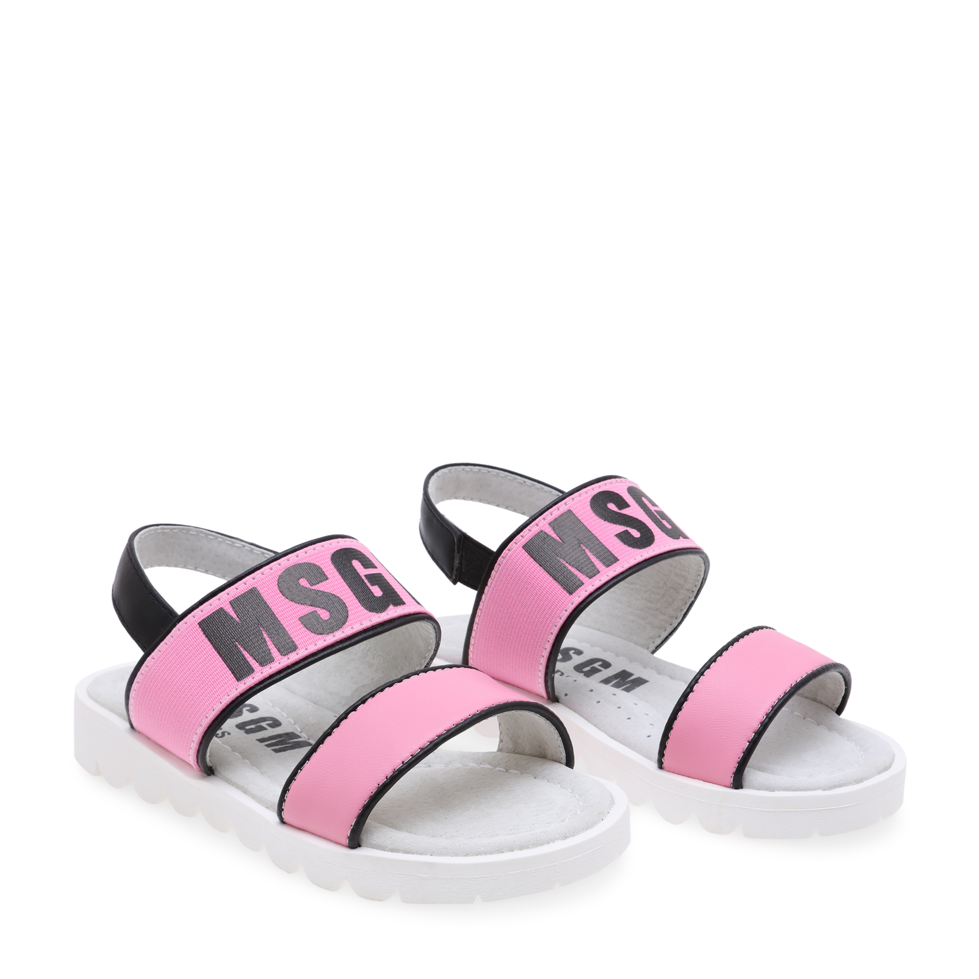 

Logo sandals, Pink