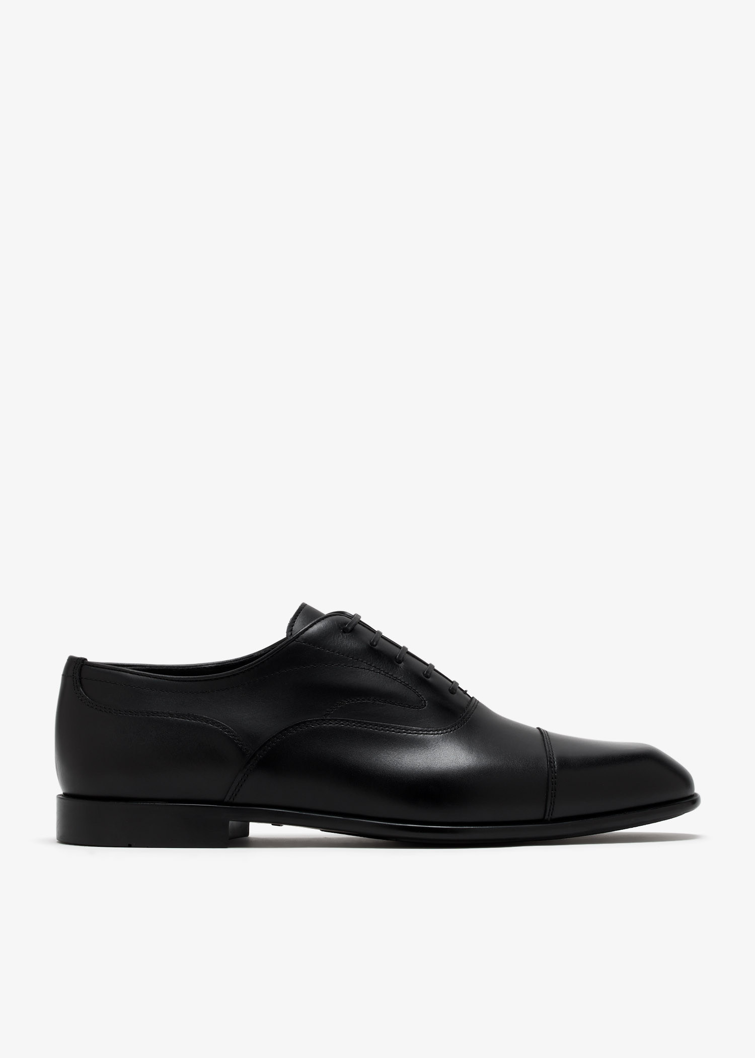 

Leather Oxford shoes, Black