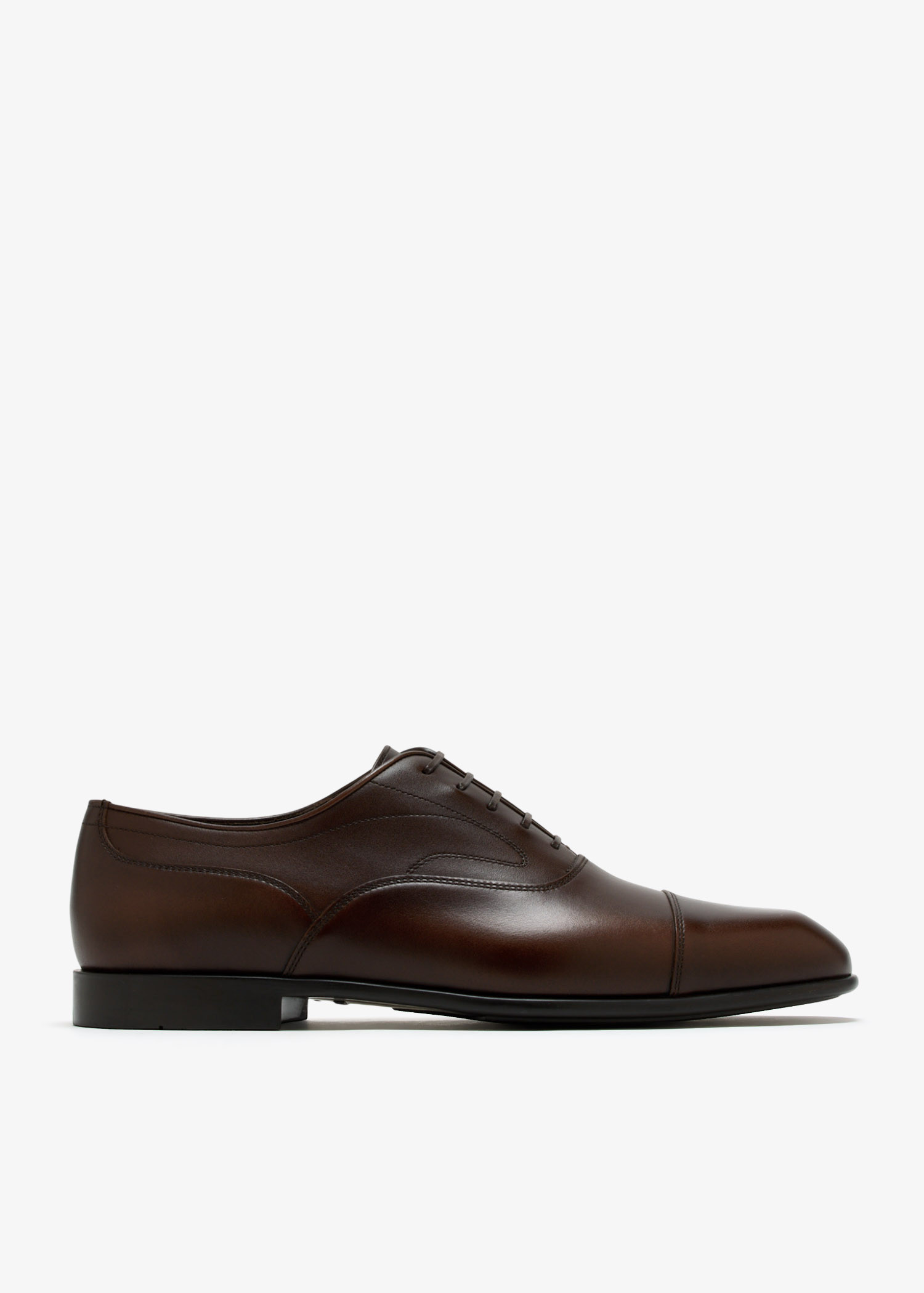 

Leather Oxford shoes, Brown