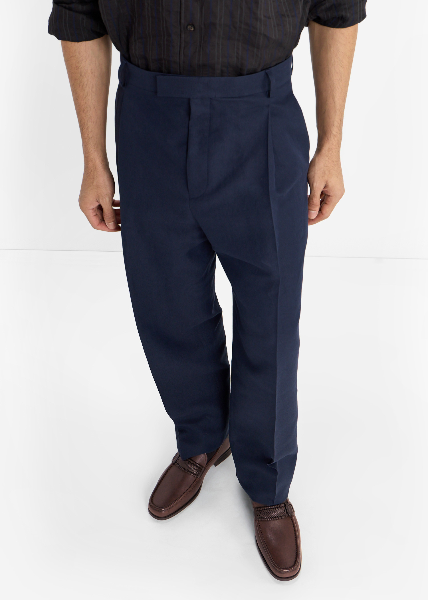 

Gancini loafers, Brown