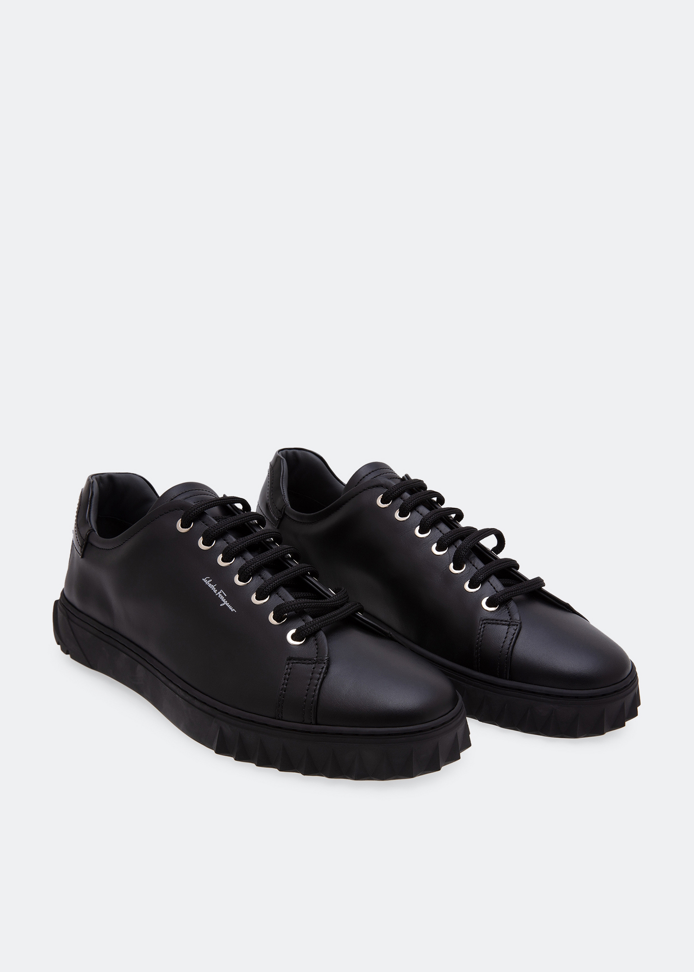 

Leather sneakers, Black