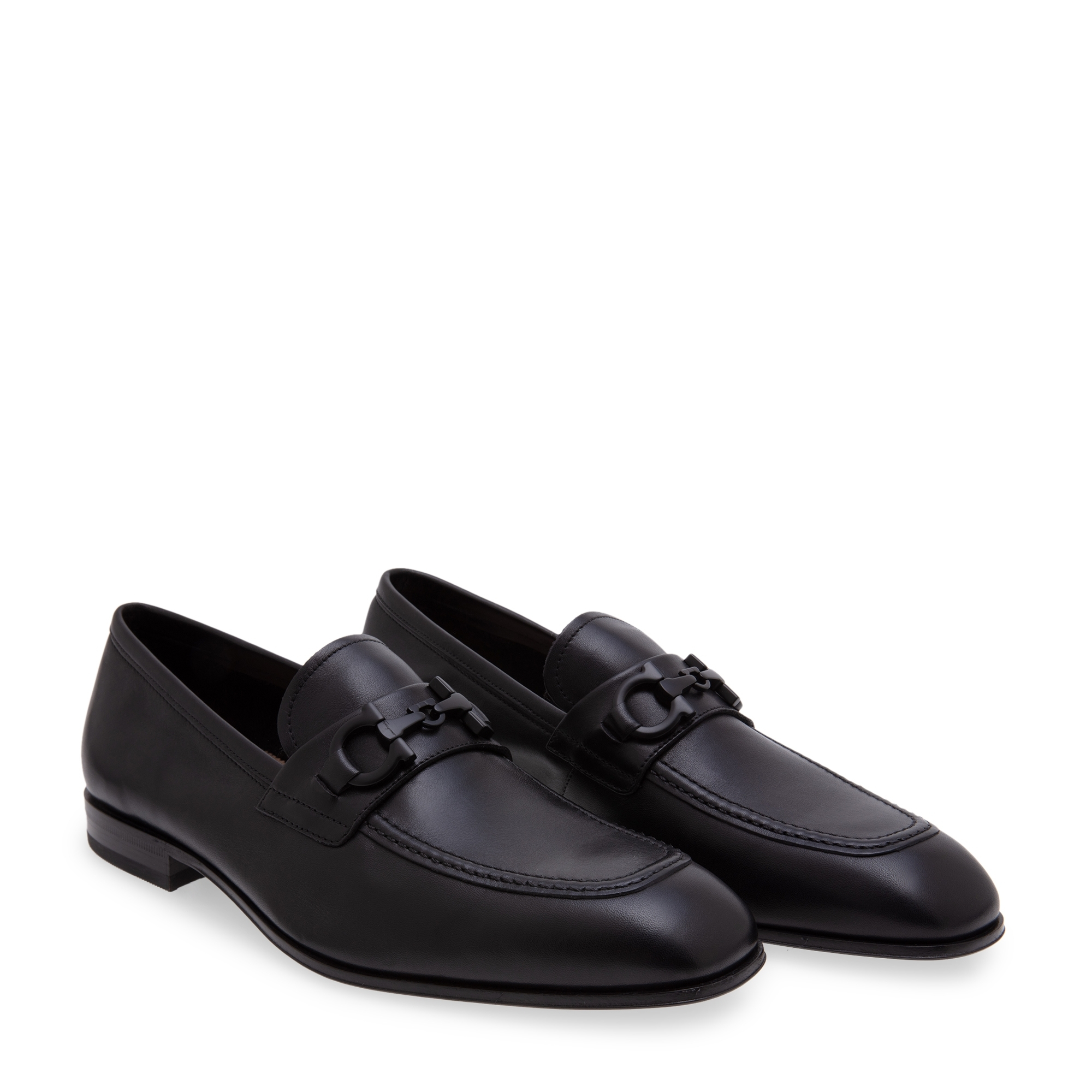 

Gancini moccasin loafers, Black