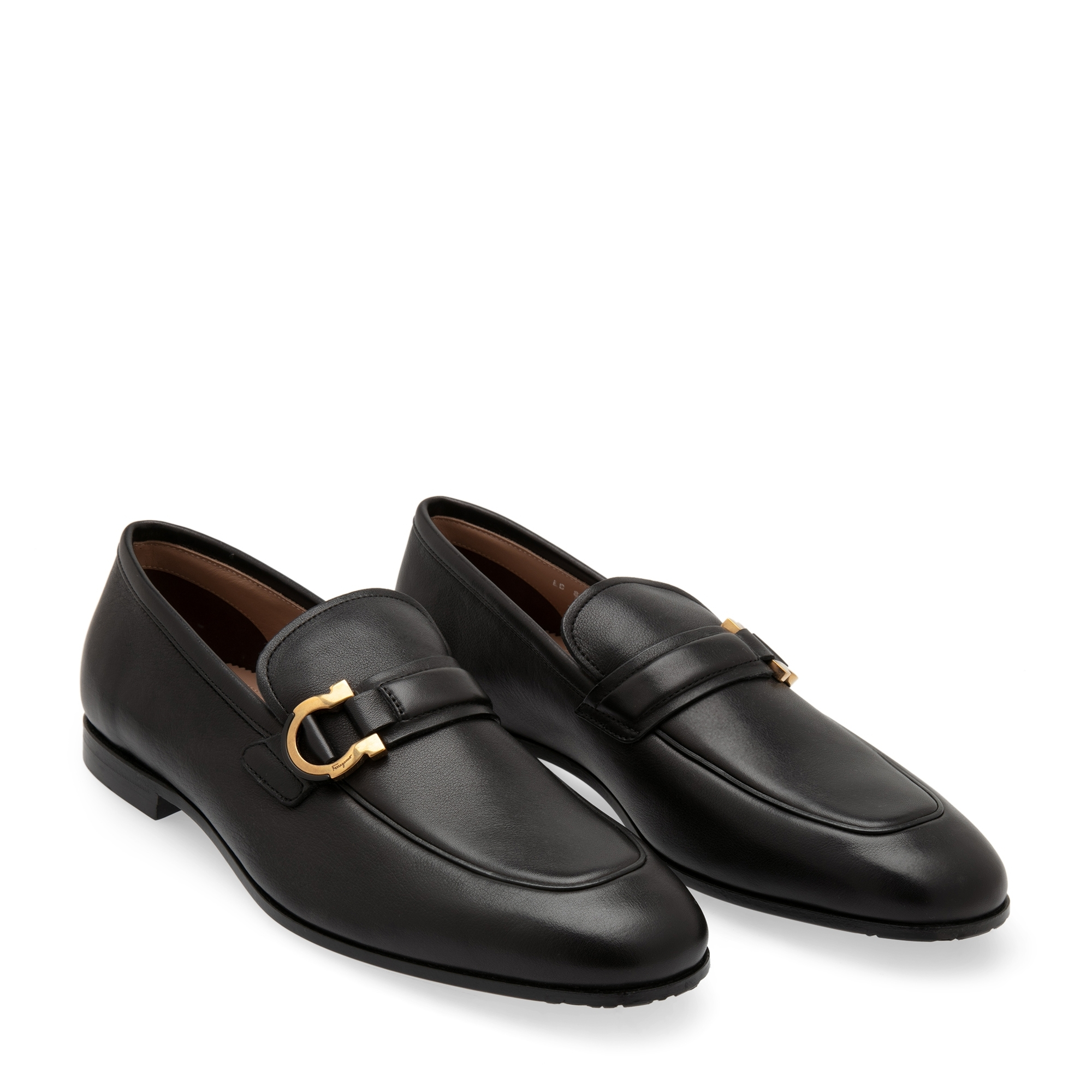 

Gancini moccasins, Black