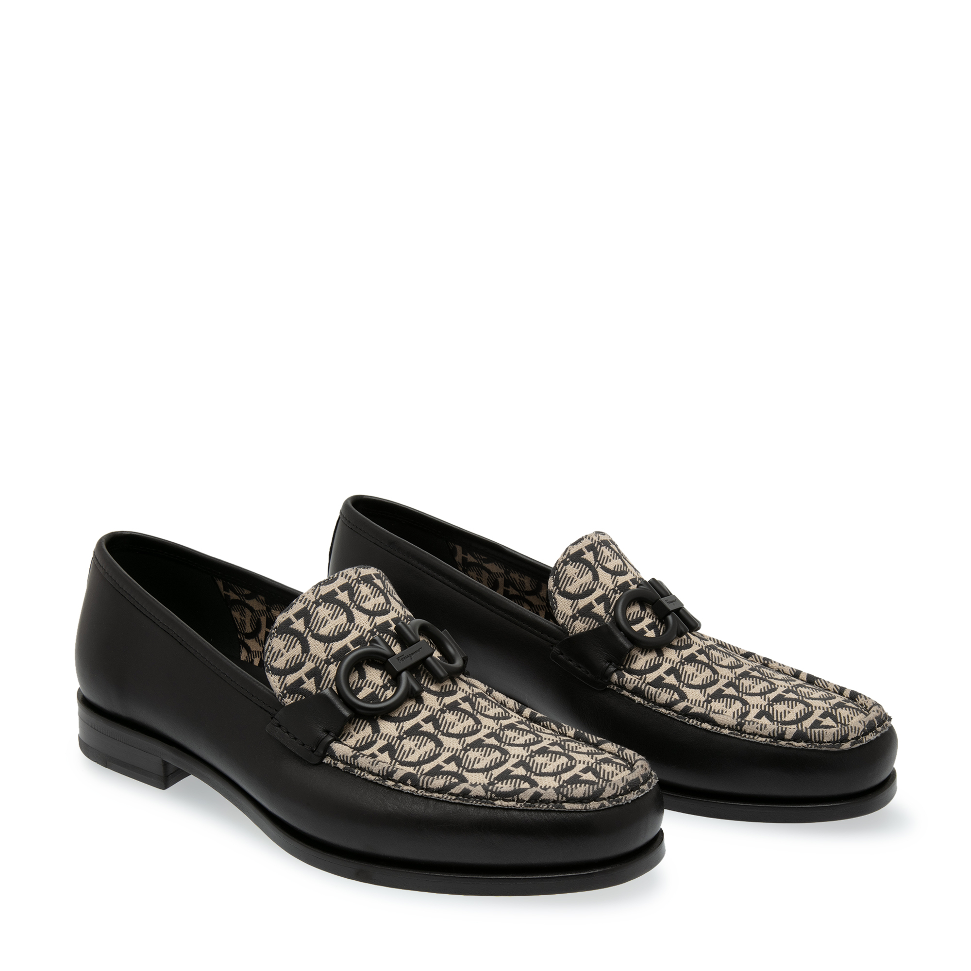 

Gancini moccasin loafers, Black