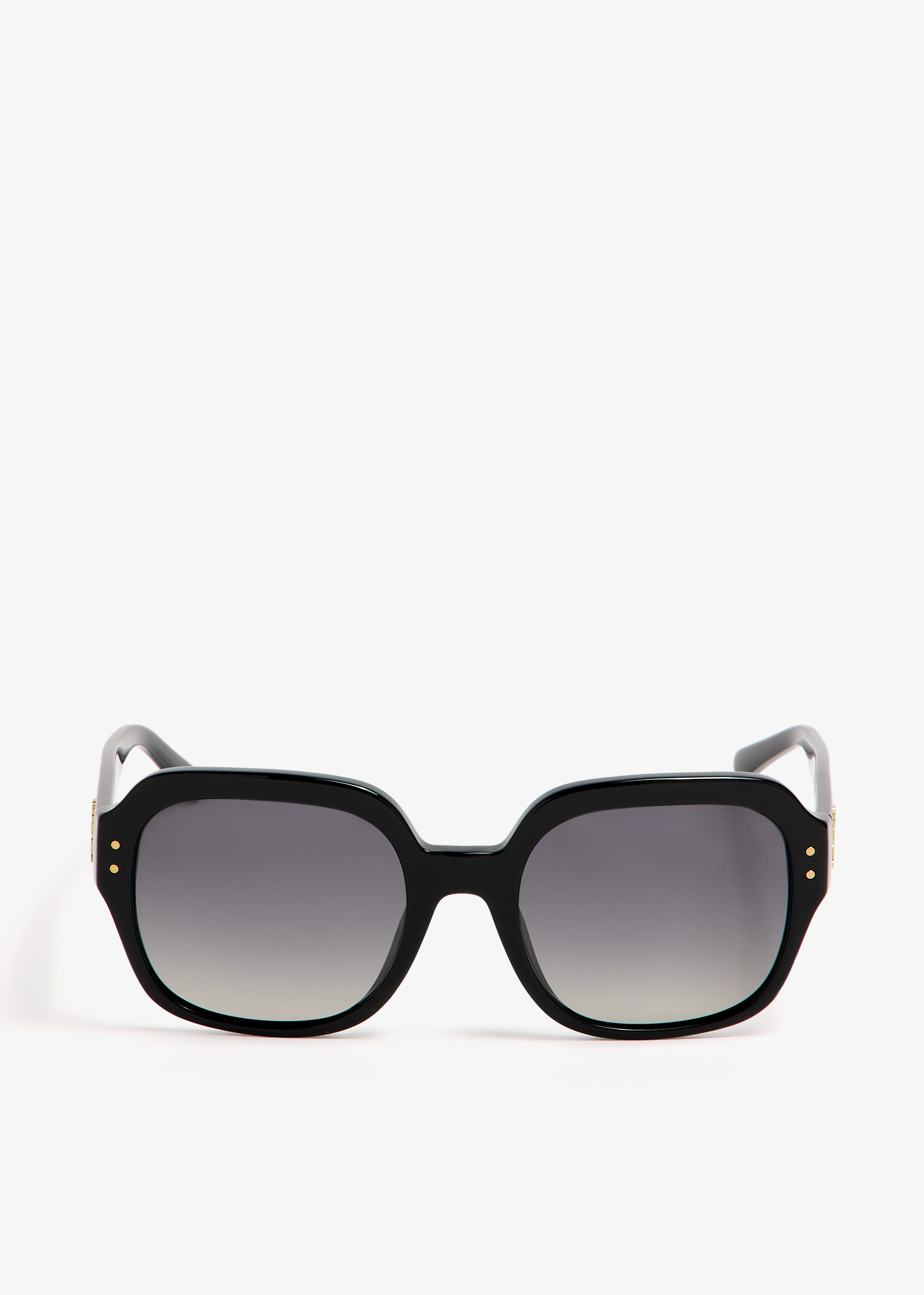 

Oversized logo sunglasses, Black