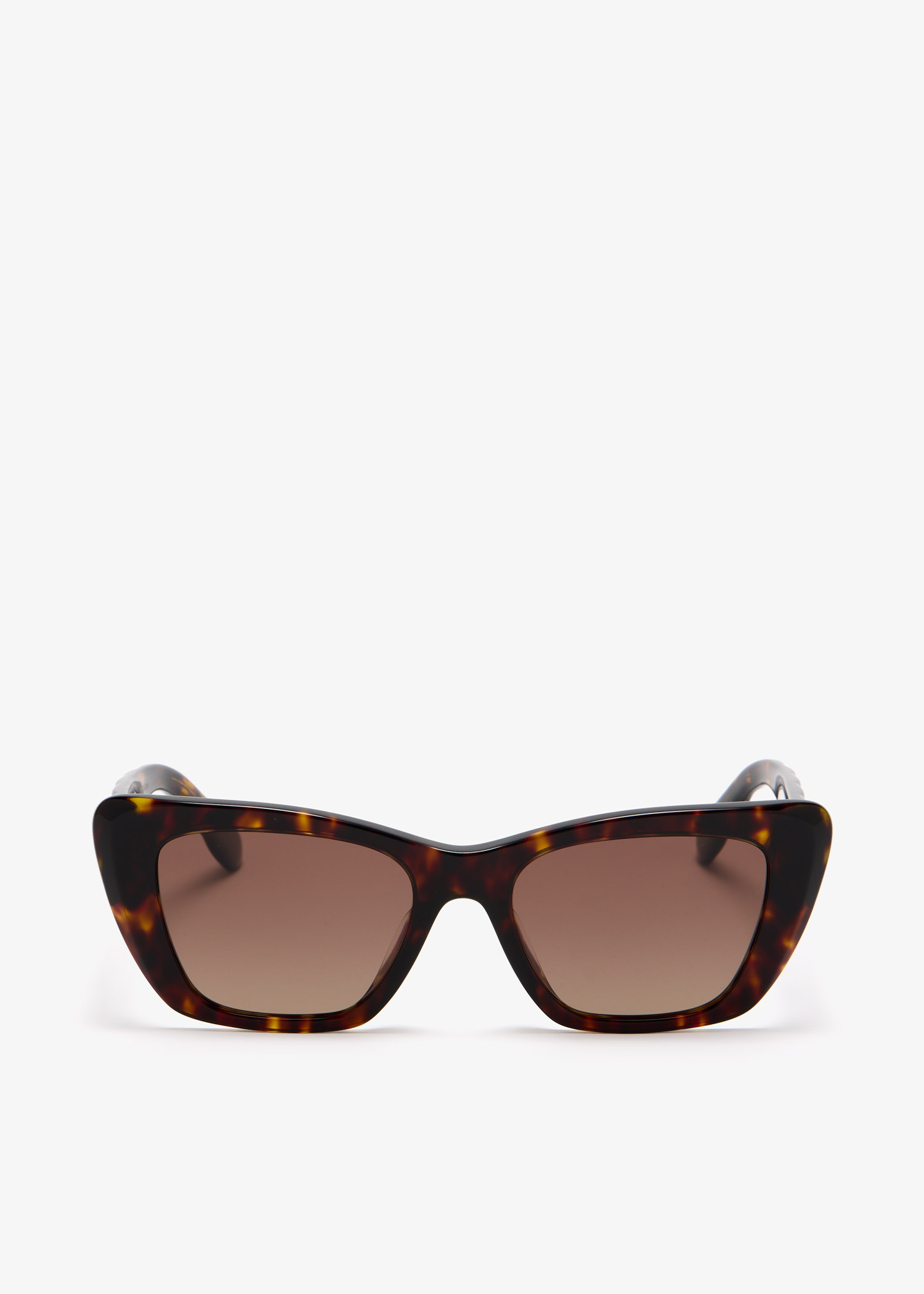 

Kira quilted cat-eye sunglasses, Brown