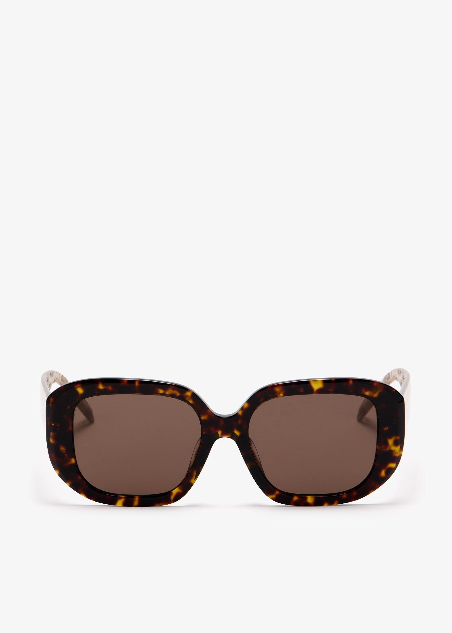 

T Monogram square sunglasses, Black