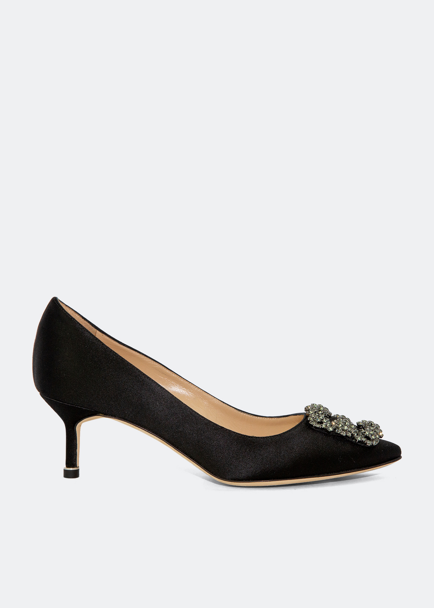 

Hangisi satin pumps, Black