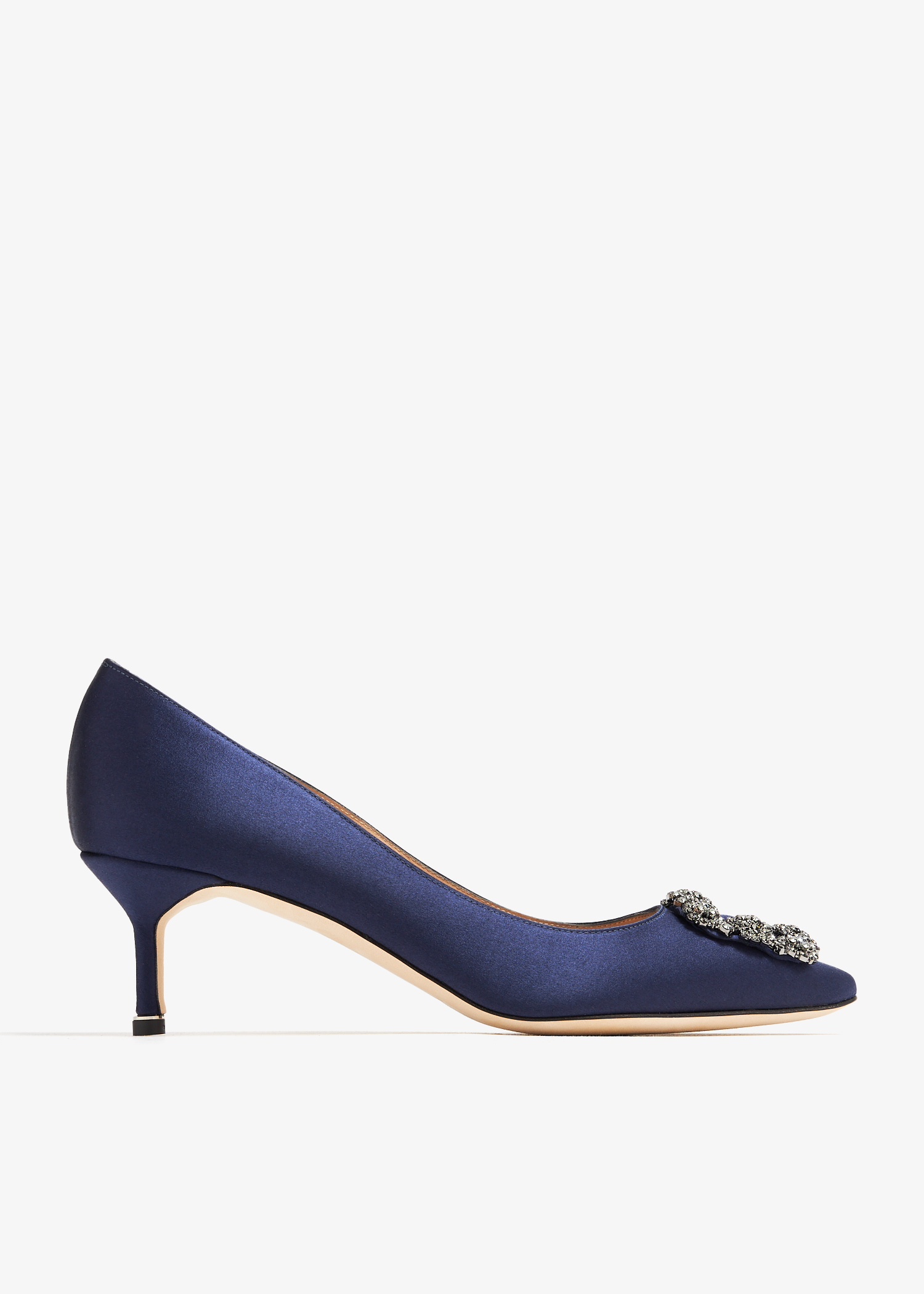 

Hangisi satin pumps, Blue