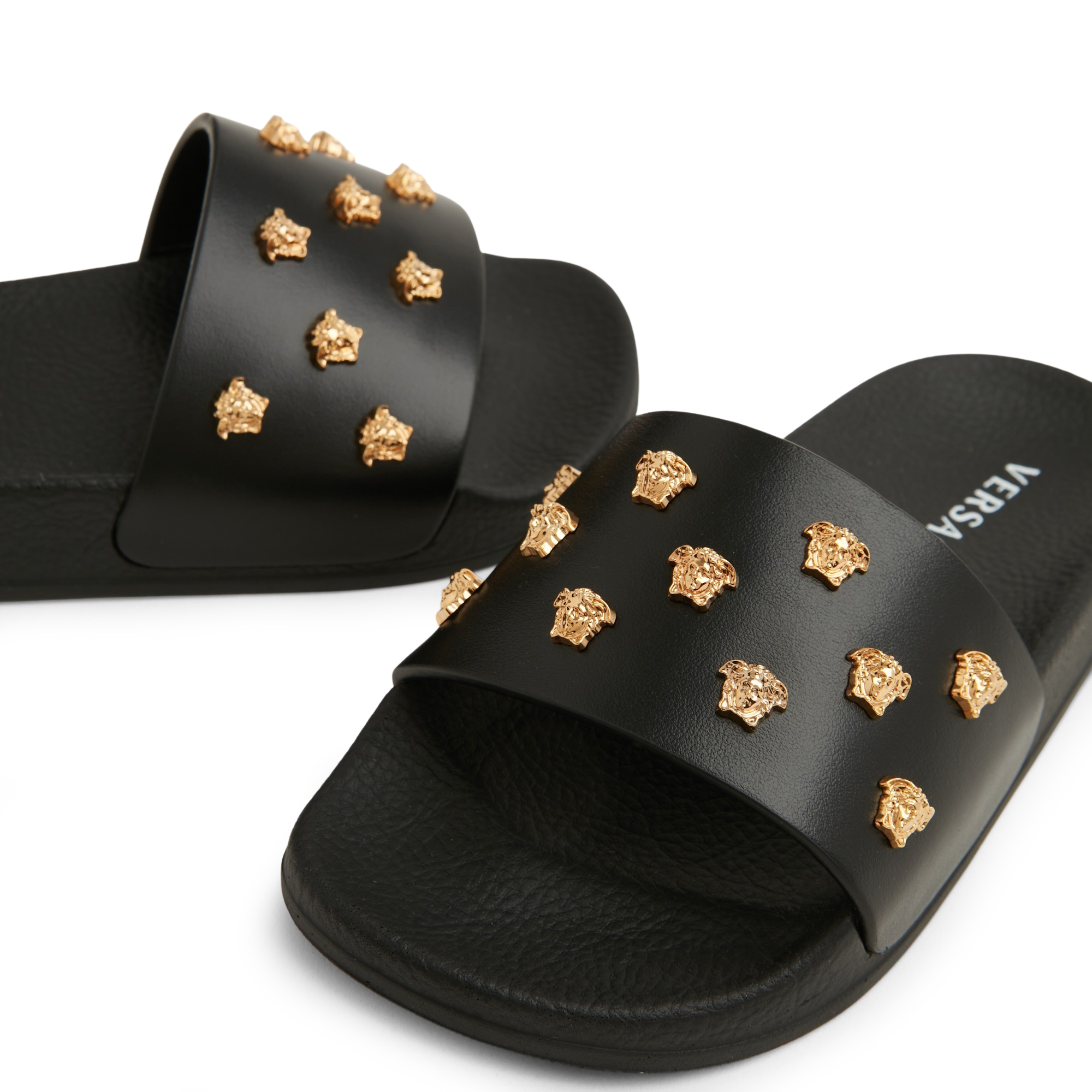 

Medusa stud slides, Black