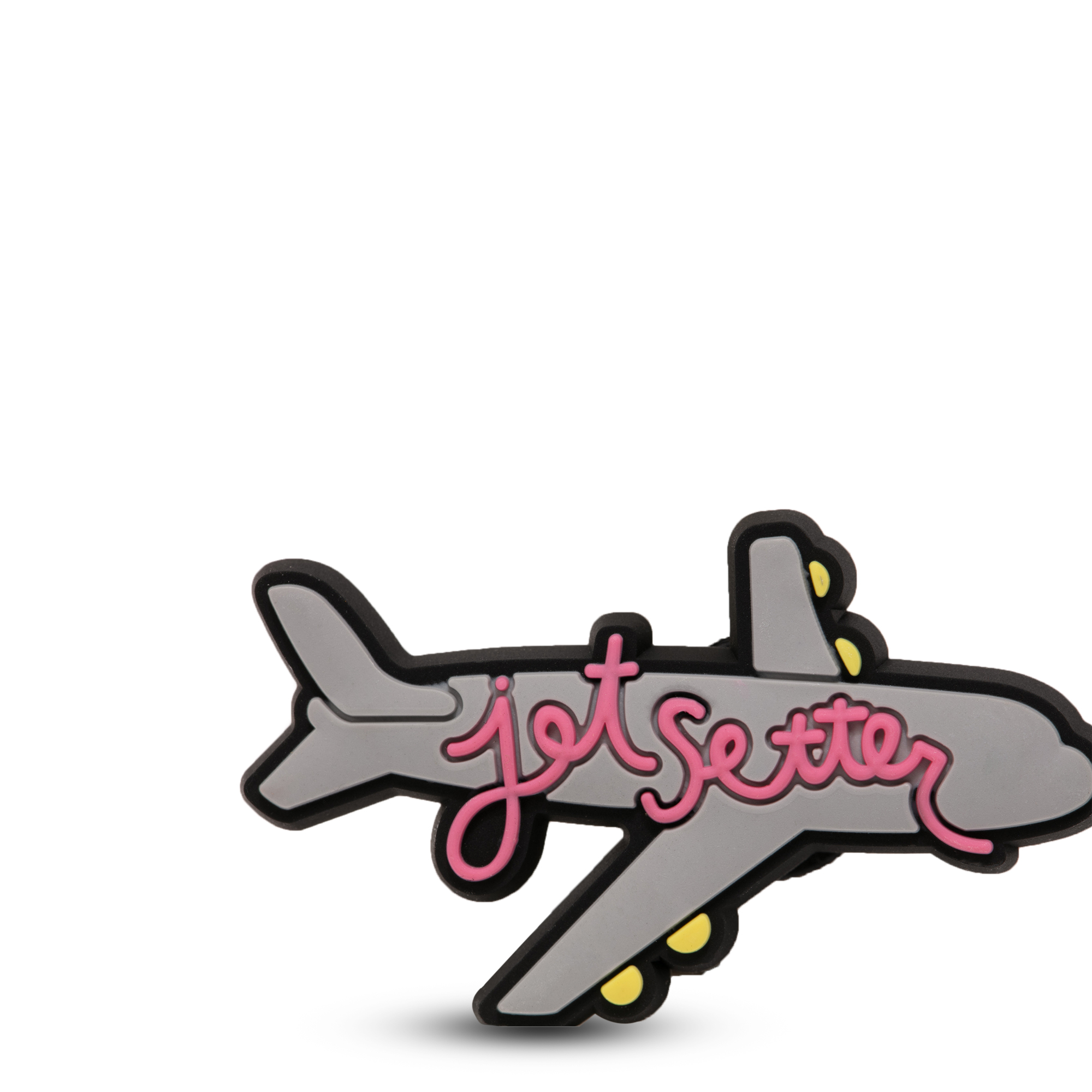 

Jetsetter Plane Jibbitz pin, White