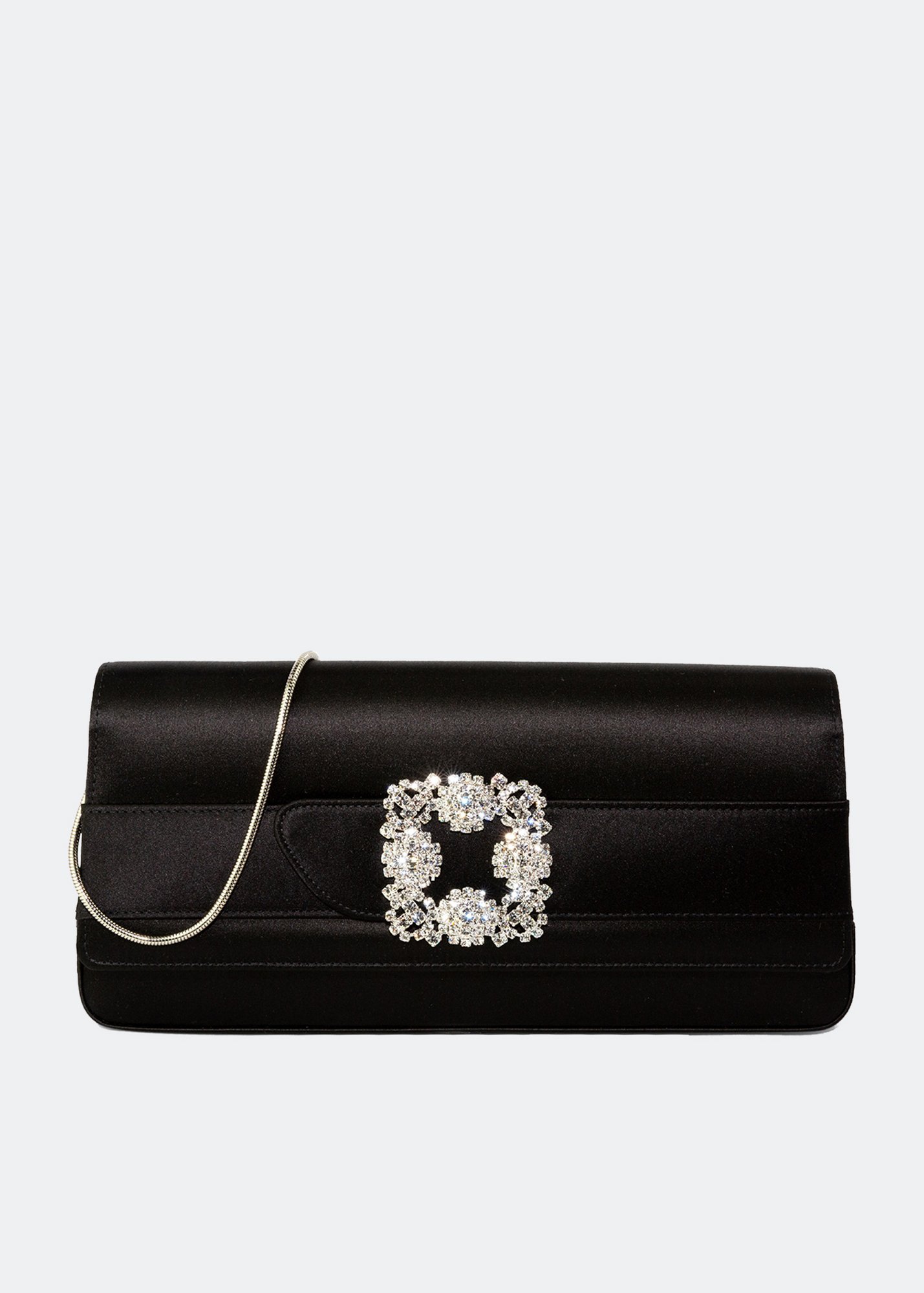 

Gothisi satin clutch, Black