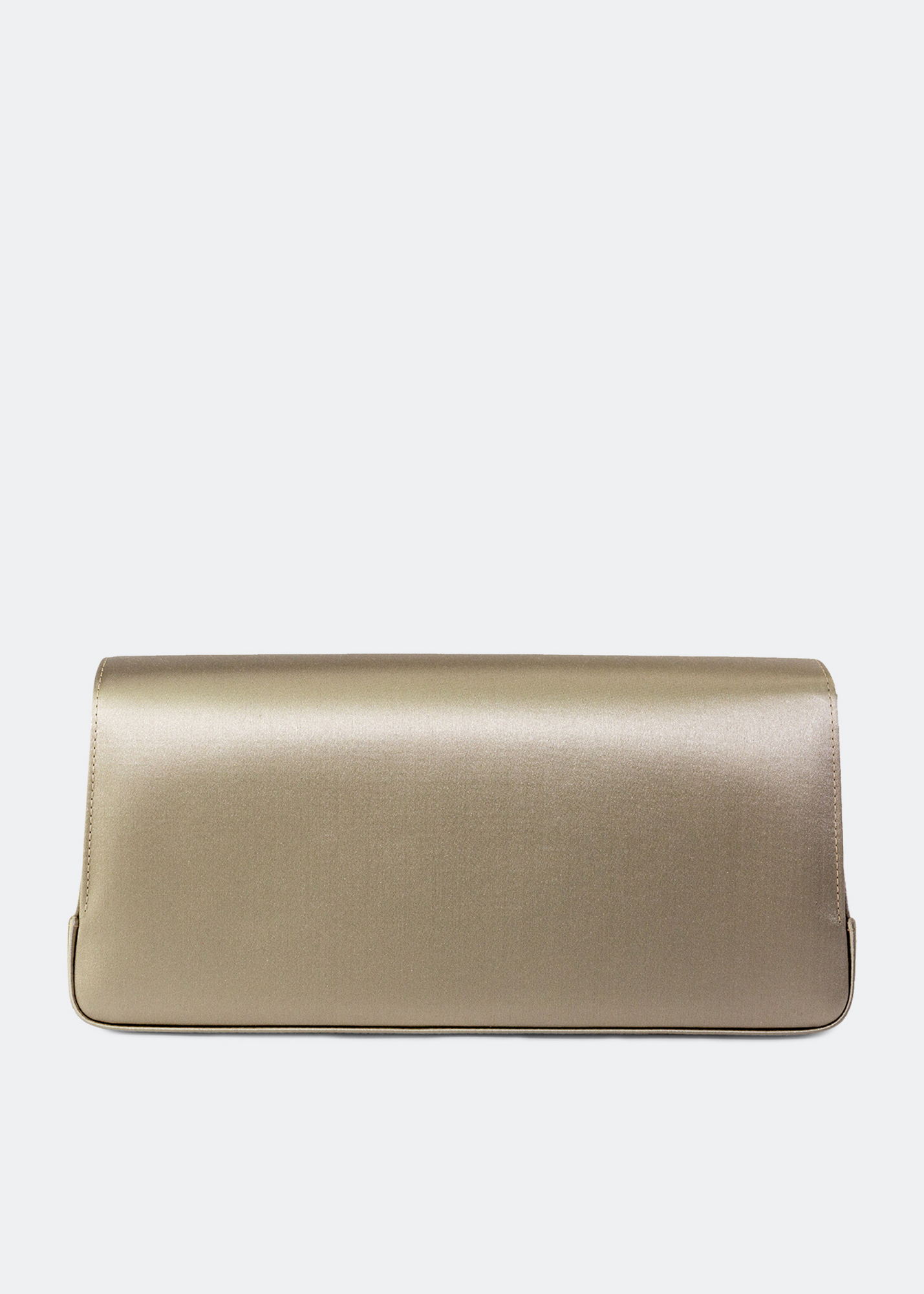 

Gothisi satin clutch, Beige