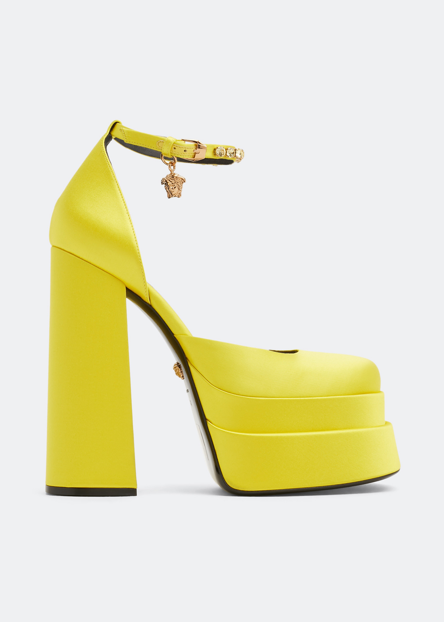 

Medusa Aevitas platform pumps, Yellow