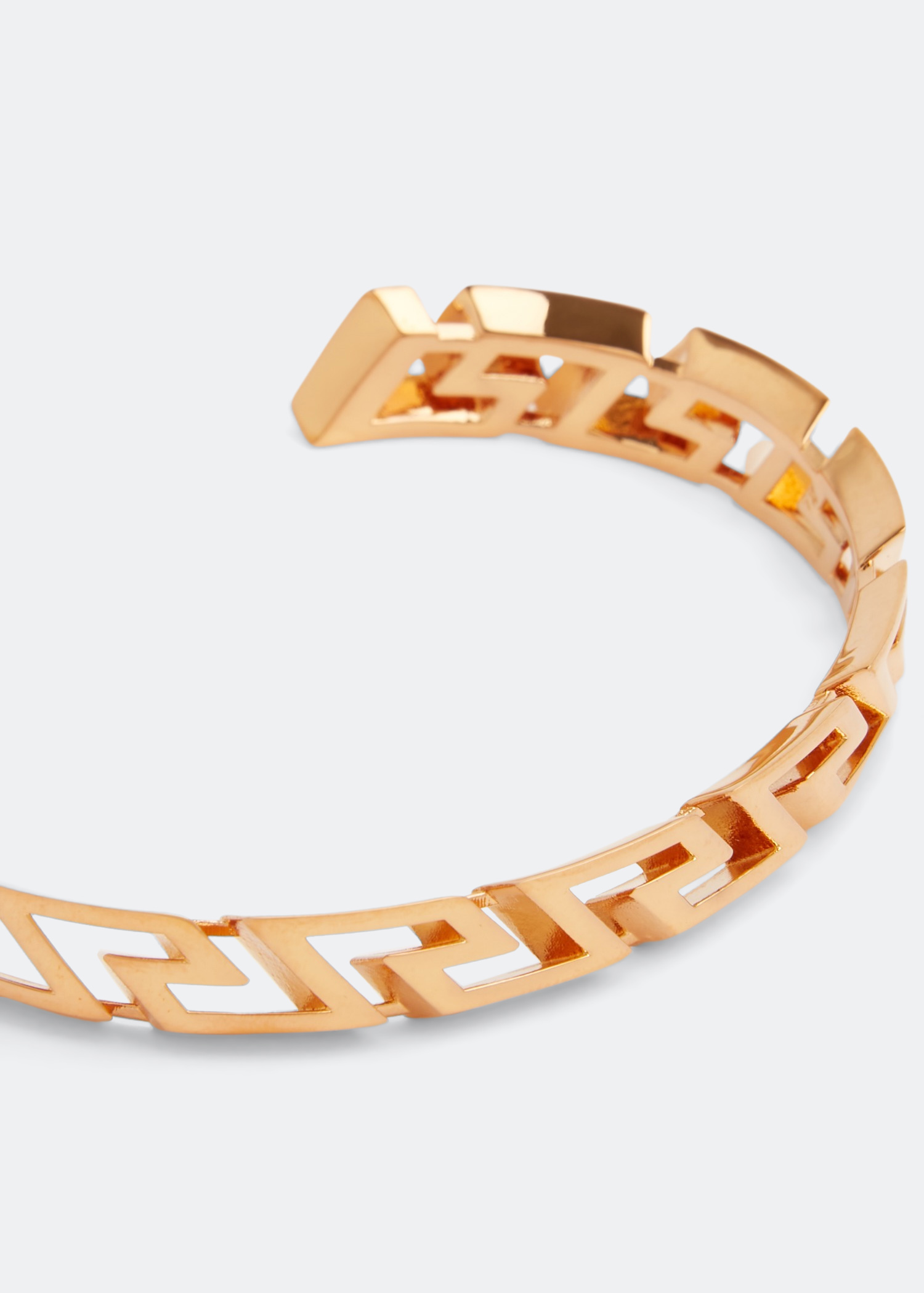 

Greca curved cuff bracelet, Gold
