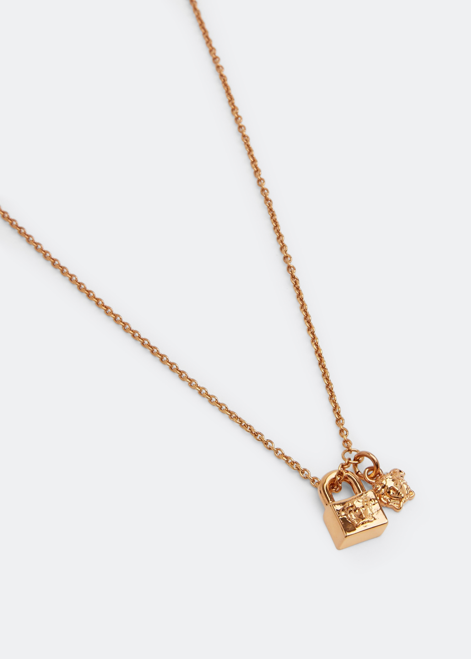 

Padlock necklace, Gold