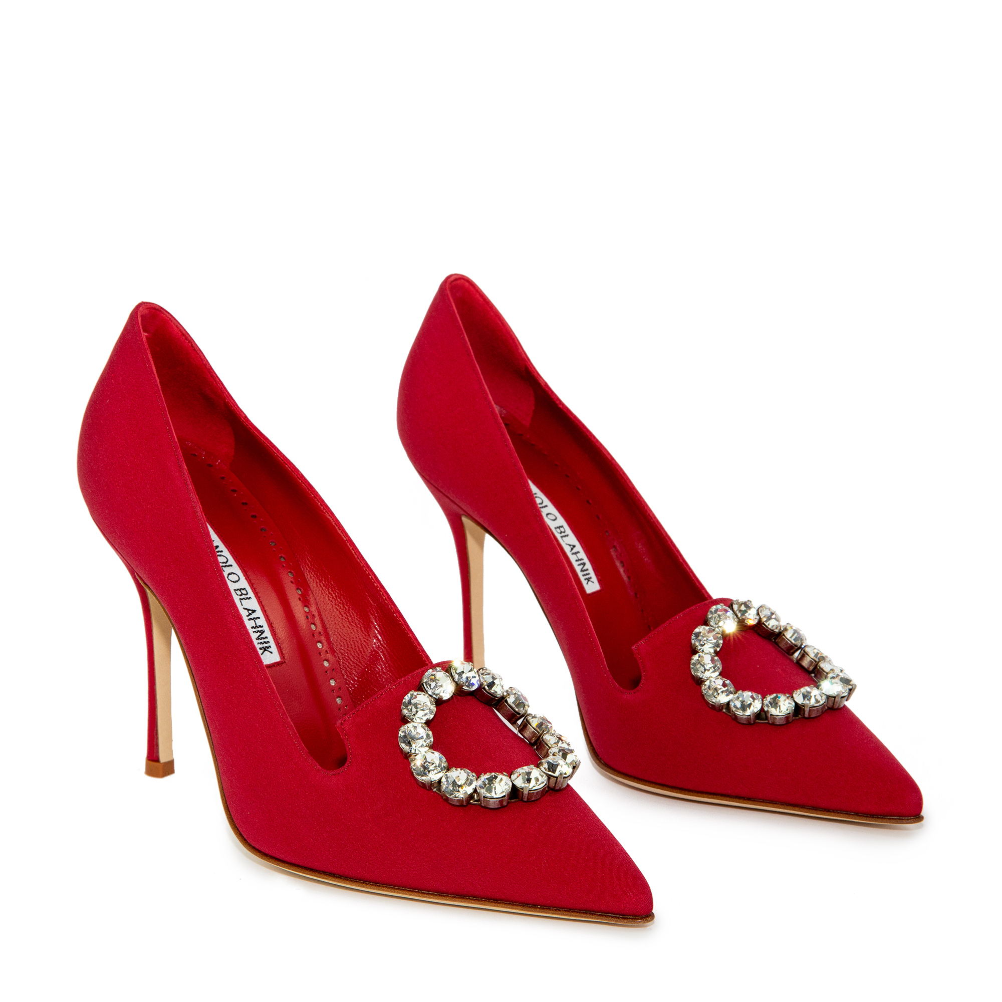 

Mandata crepe pumps, Red