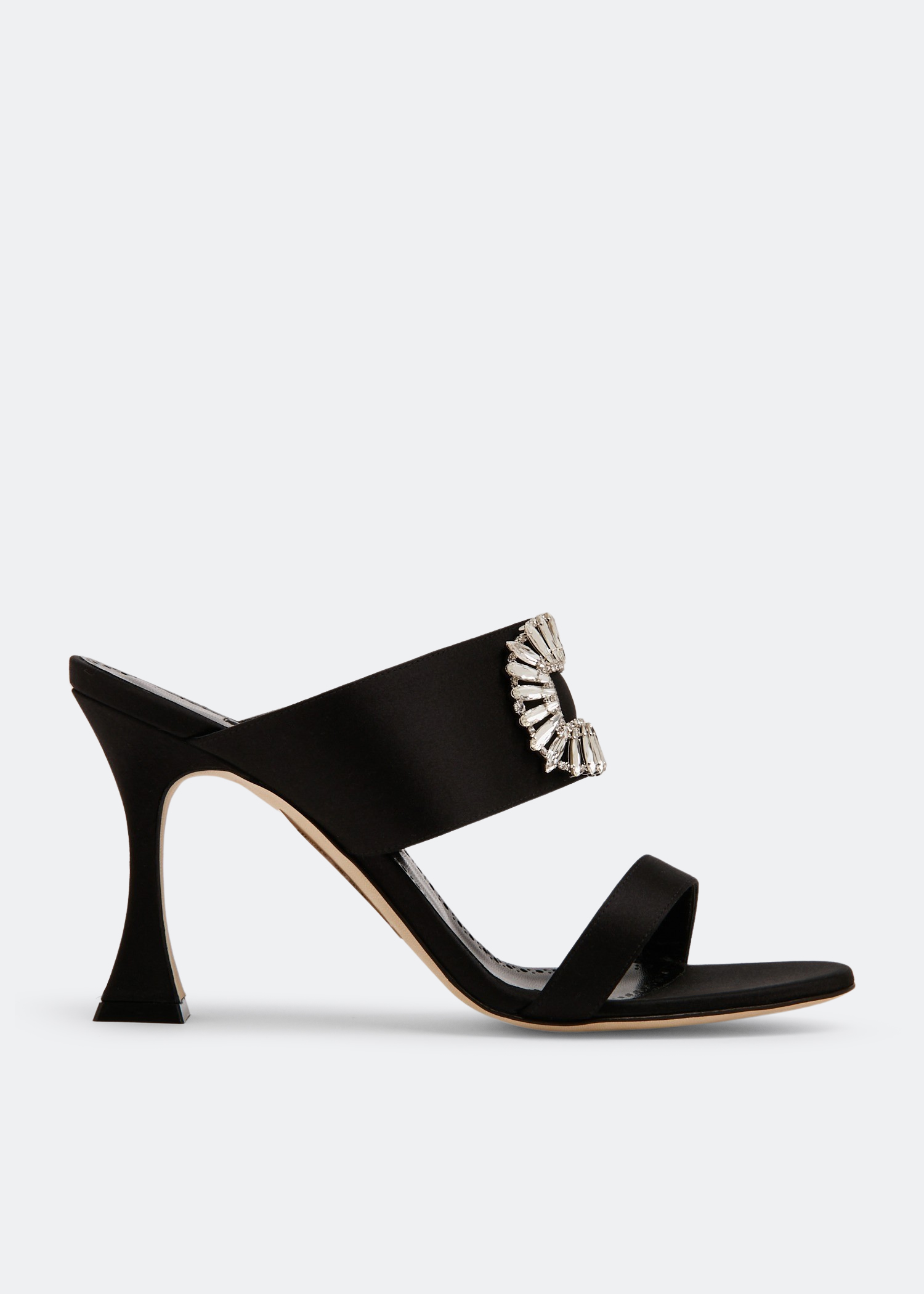 

Laali satin mules, Black