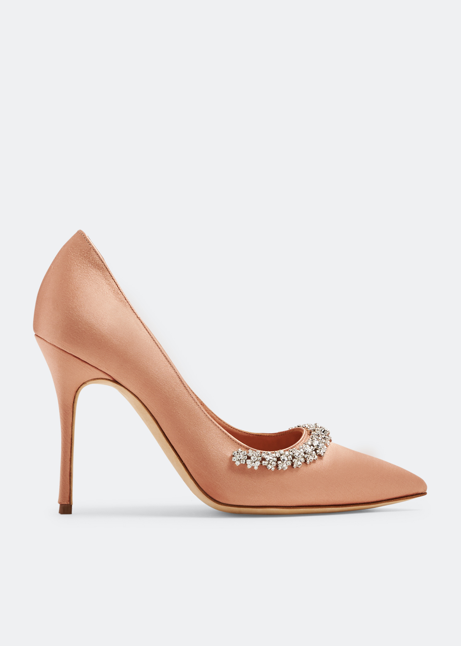 

Olarana satin pumps, Beige