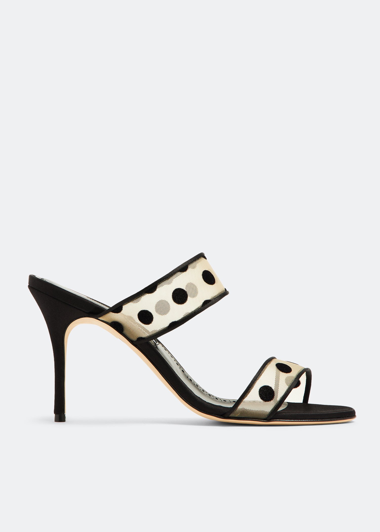 

Scoltobi mesh polka dot sandals, Beige