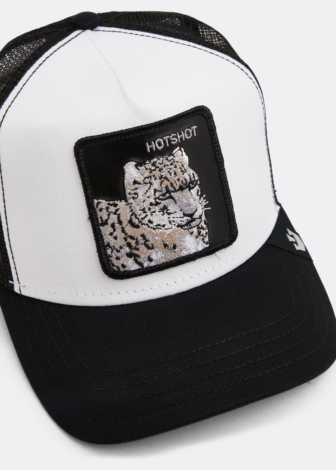 

Hotshot trucker cap, White