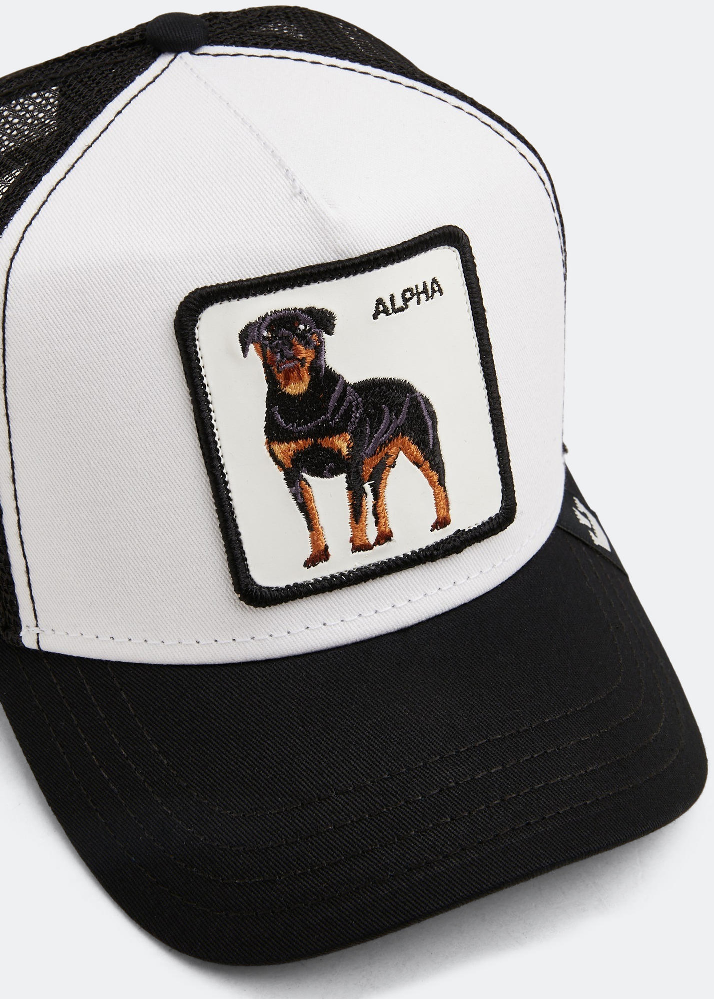 

Alpha Dog trucker cap, White