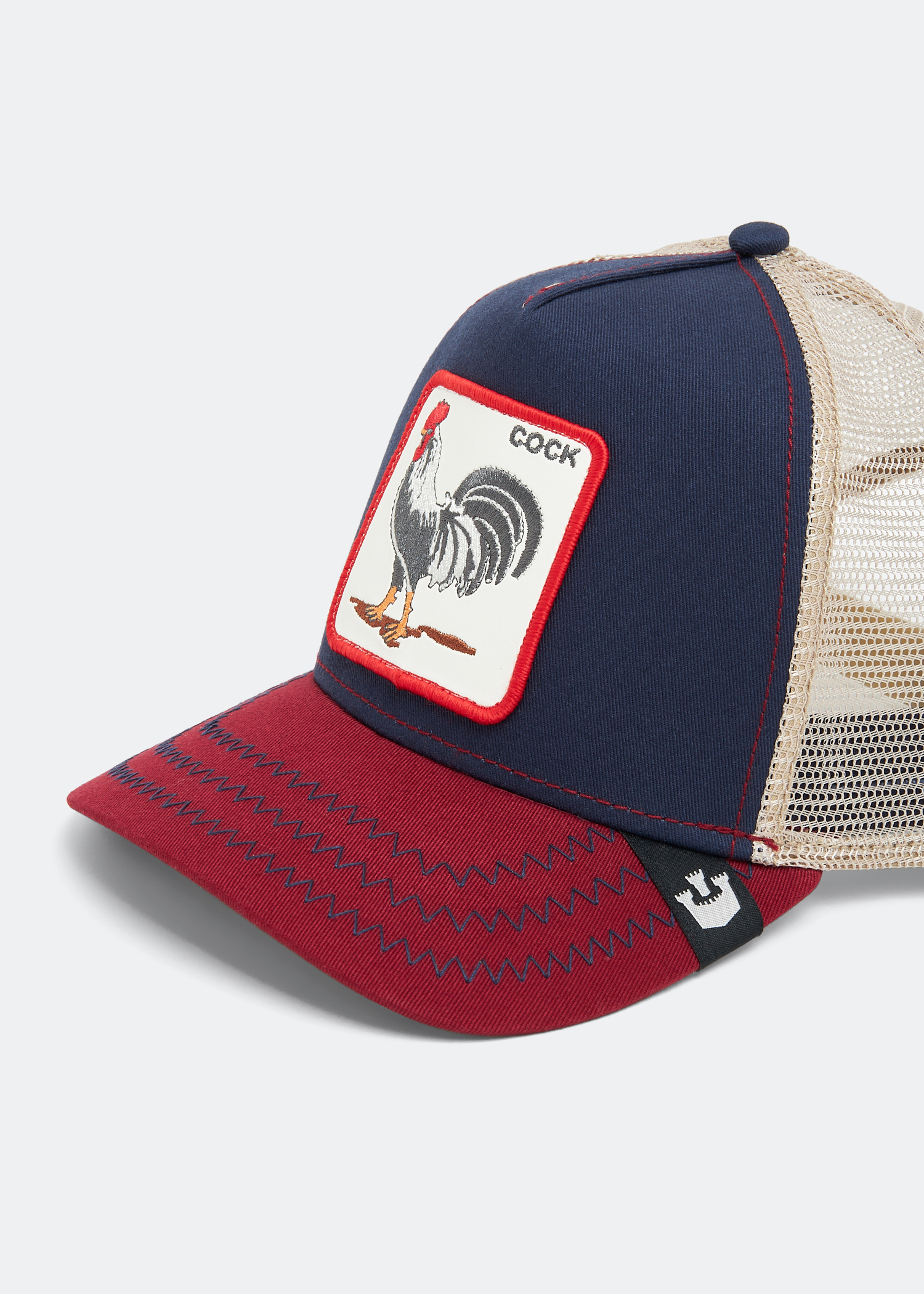 

Rooster trucker cap, Blue