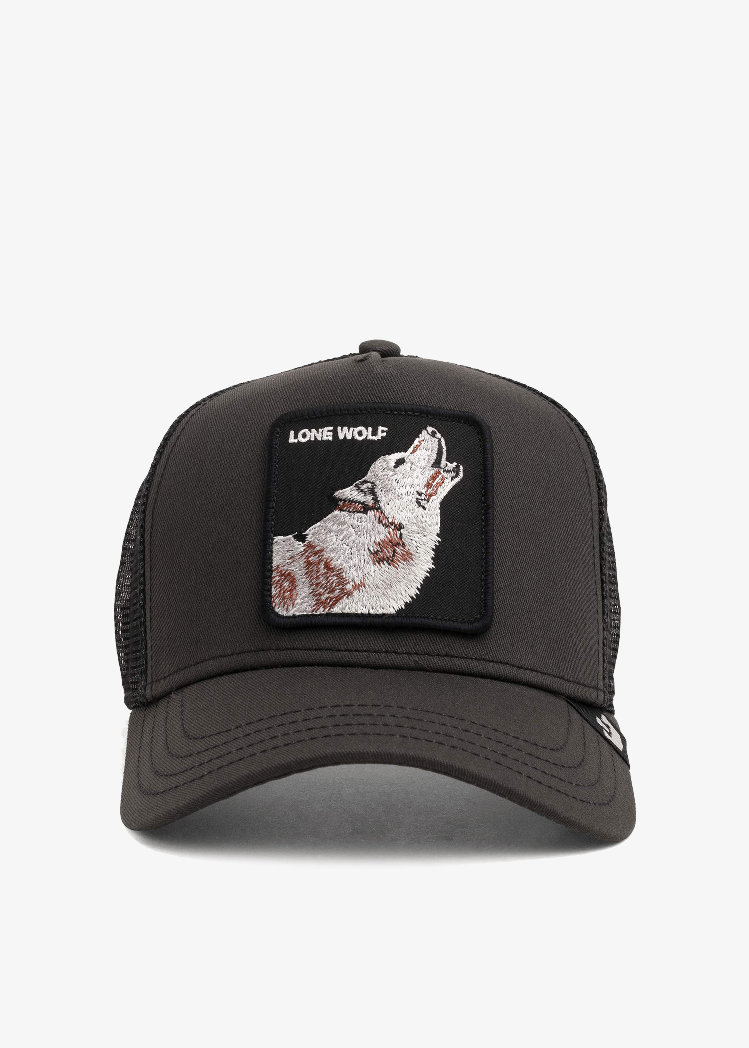 

Lone Wolf trucker cap, Black