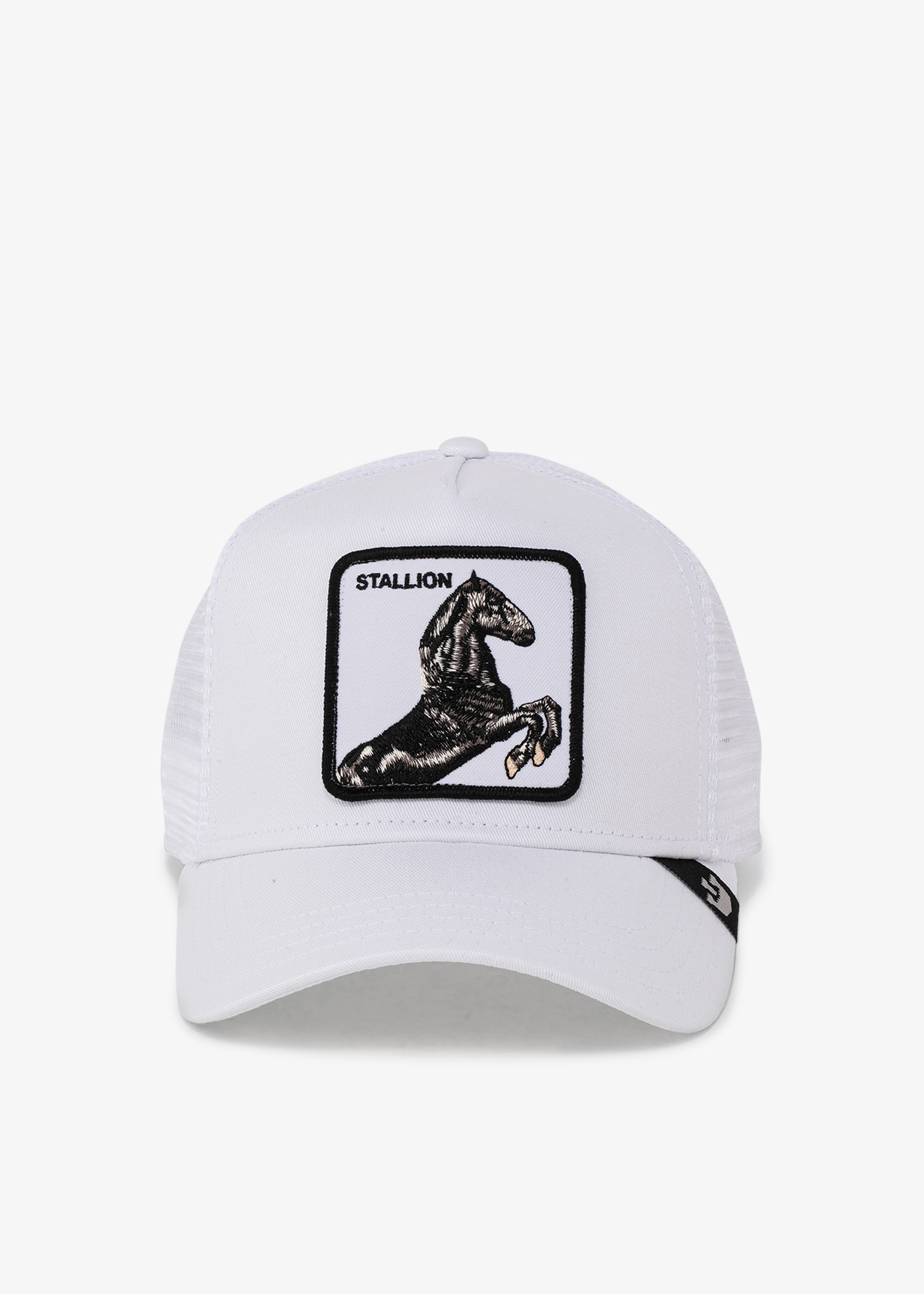 

Stallion trucker cap, White