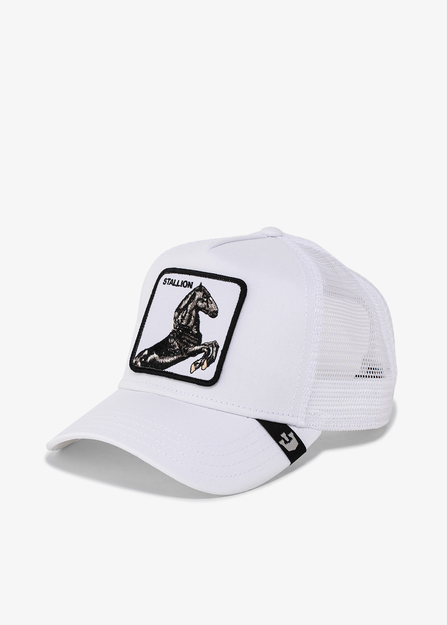 

Stallion trucker cap, White