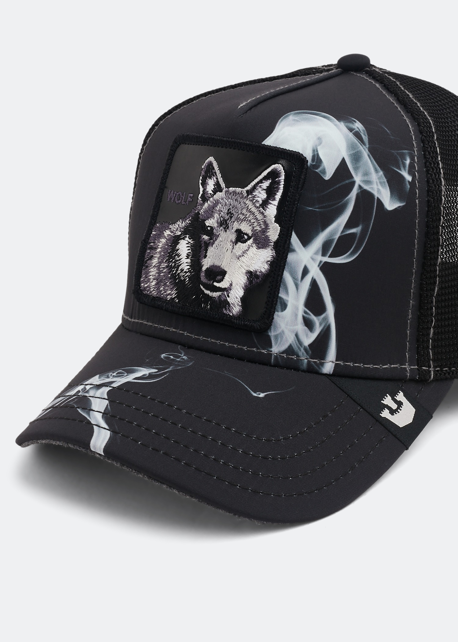 

Wolf trucker cap, Black