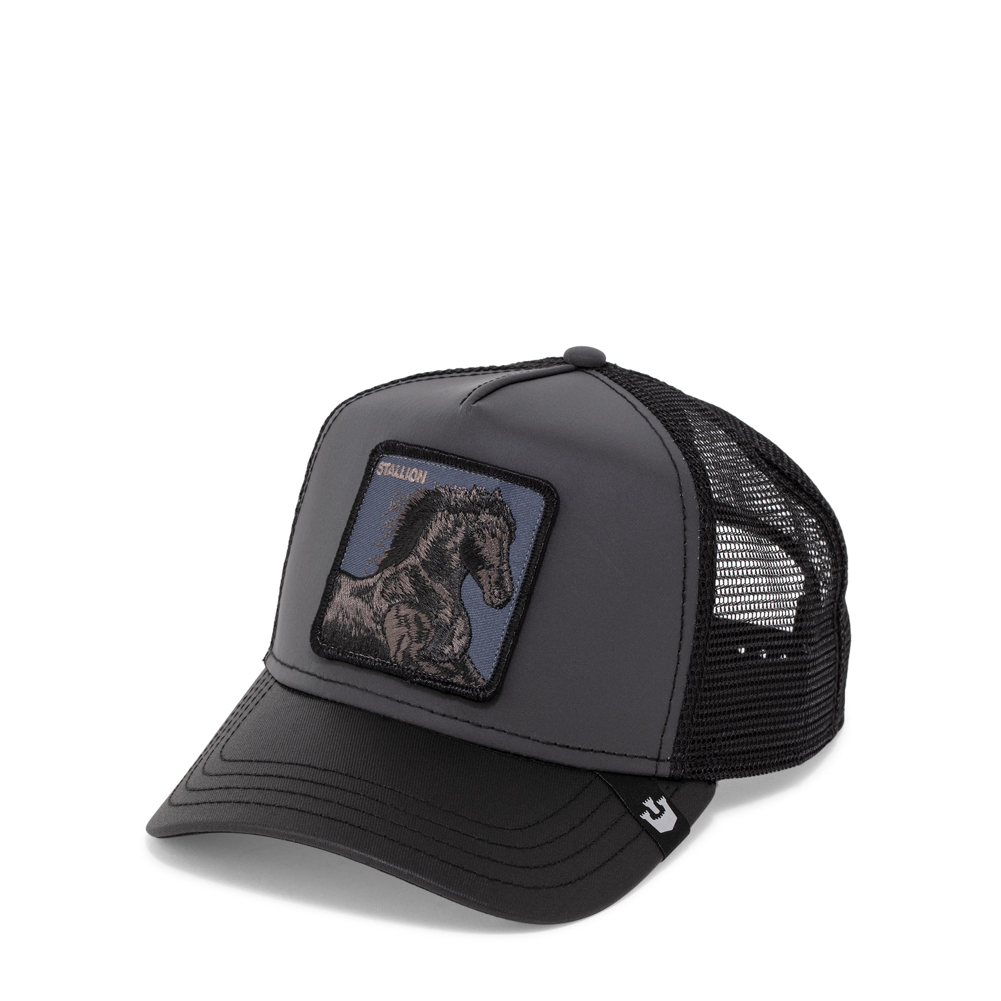 

Stallion trucker cap, Black