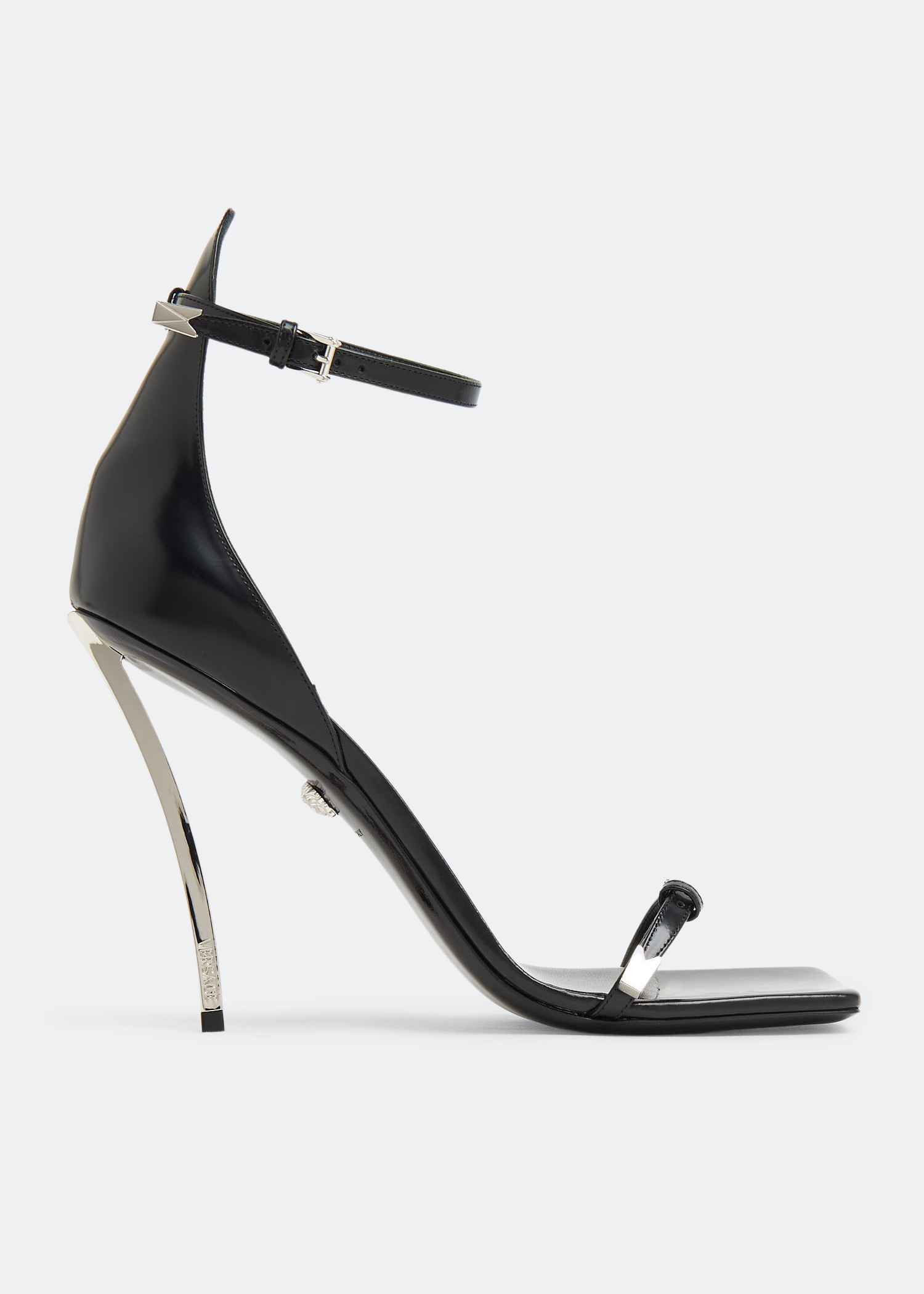 

Leather sandals, Black