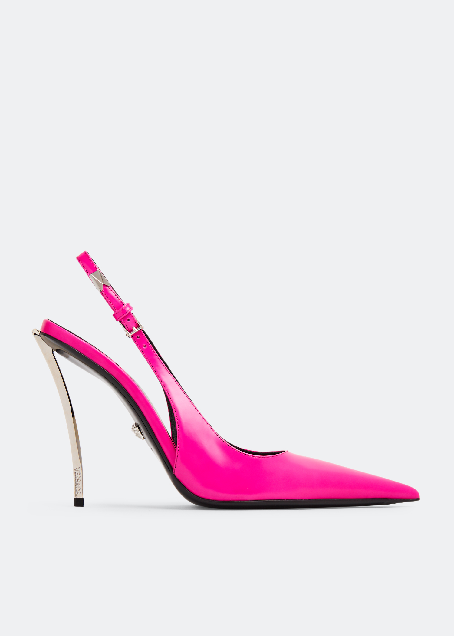 

Pin-point slingback pumps, Pink