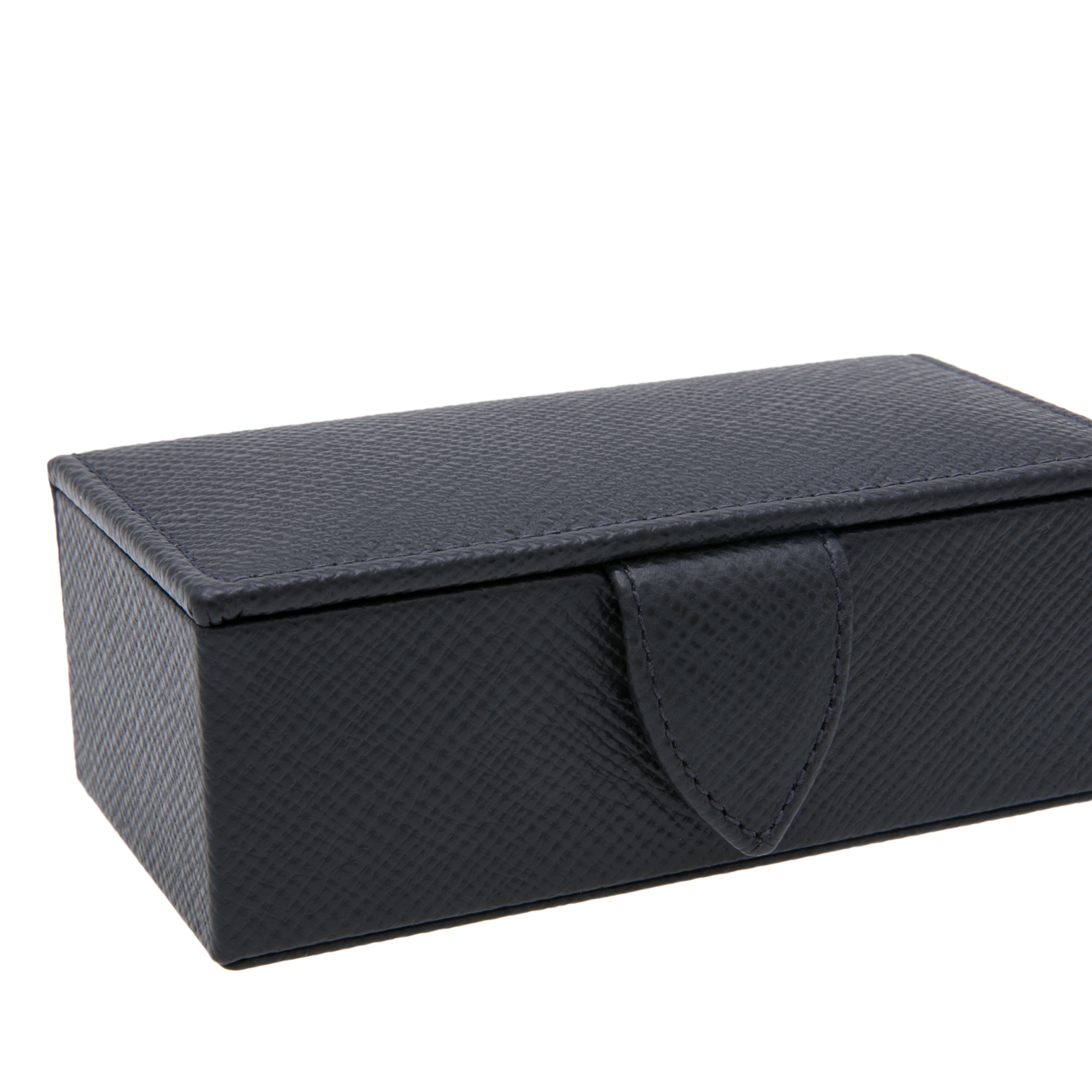 

Mini Panama cufflink box, Blue