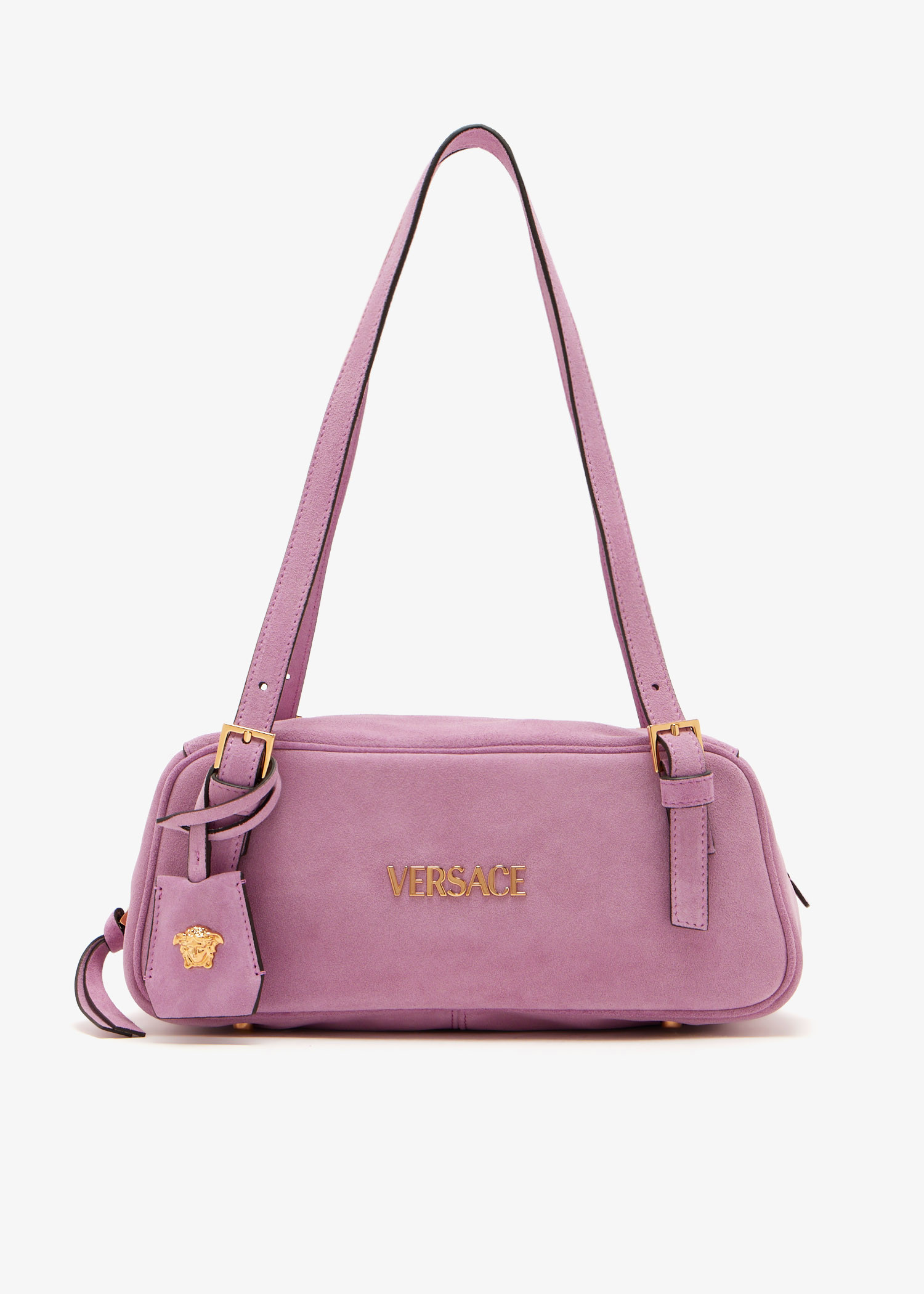 

Versace Tag bowling bag, Pink