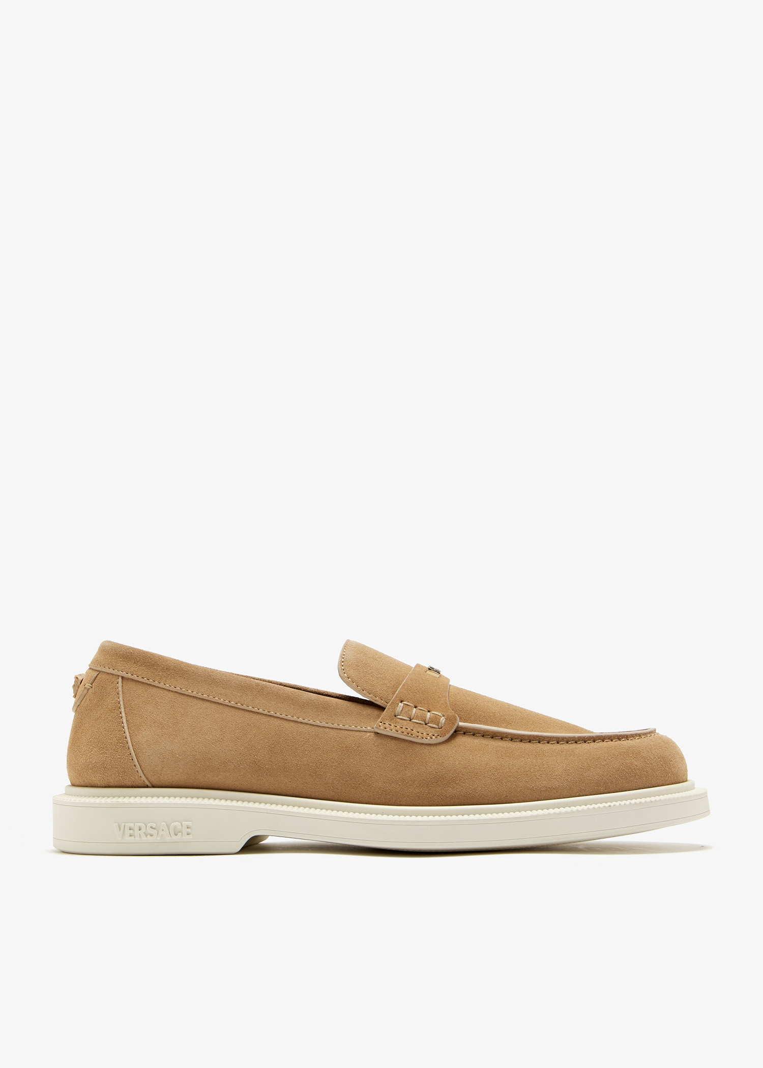 

Giuliano suede loafers, Beige