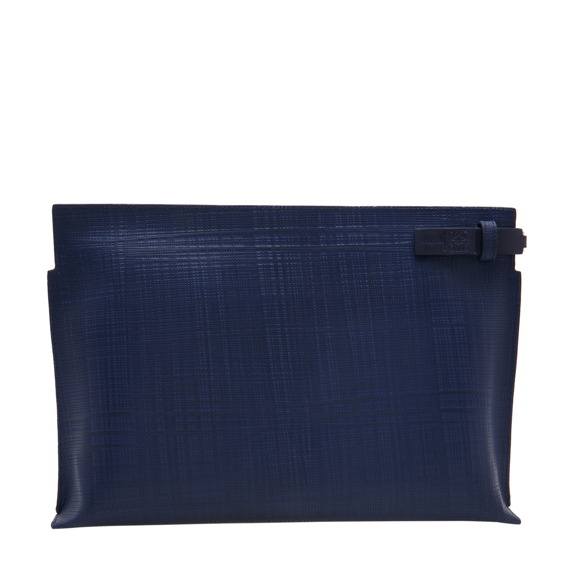 

T Pouch linen bag, Blue