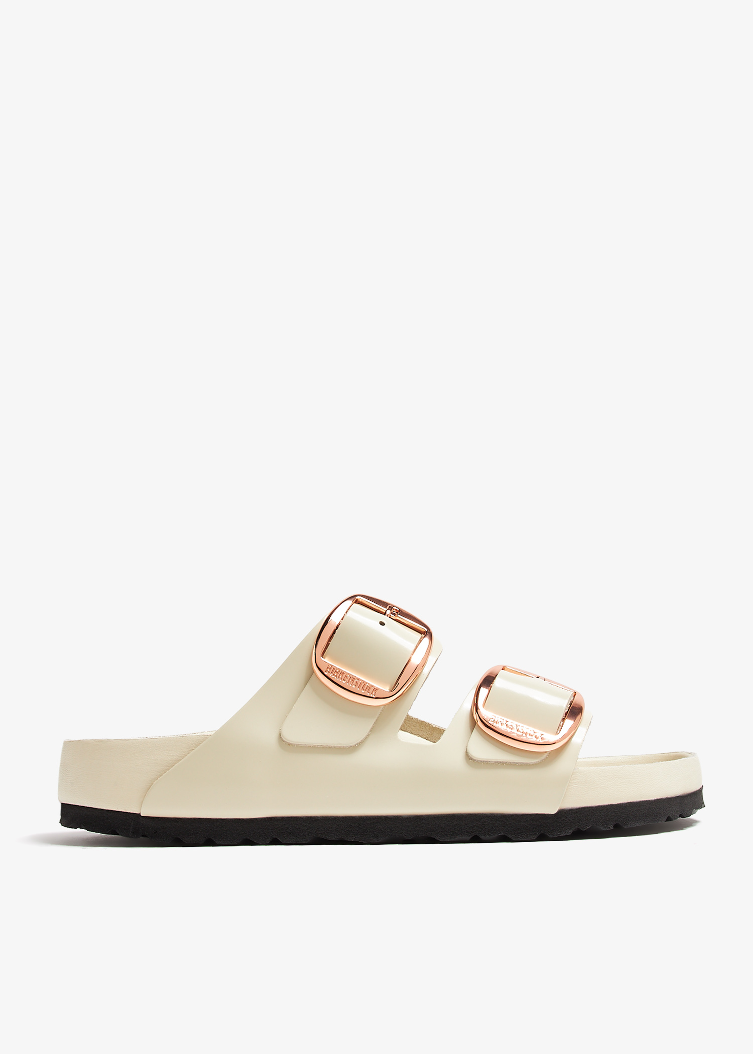 

Arizona Big Buckle narrow-width sandals, Cream
