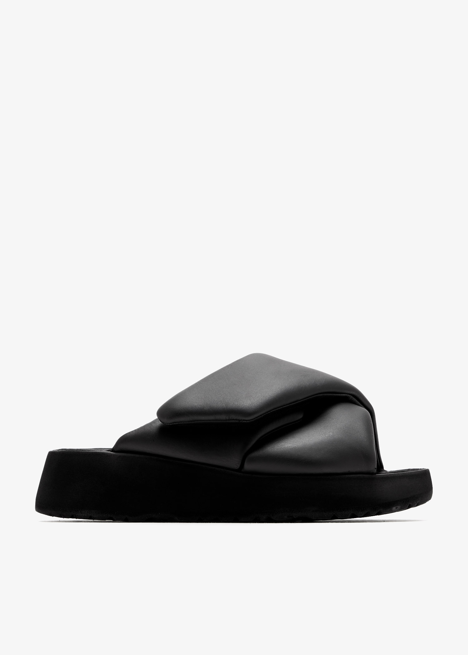 

Theda cross strap narrow-width sandals, Black