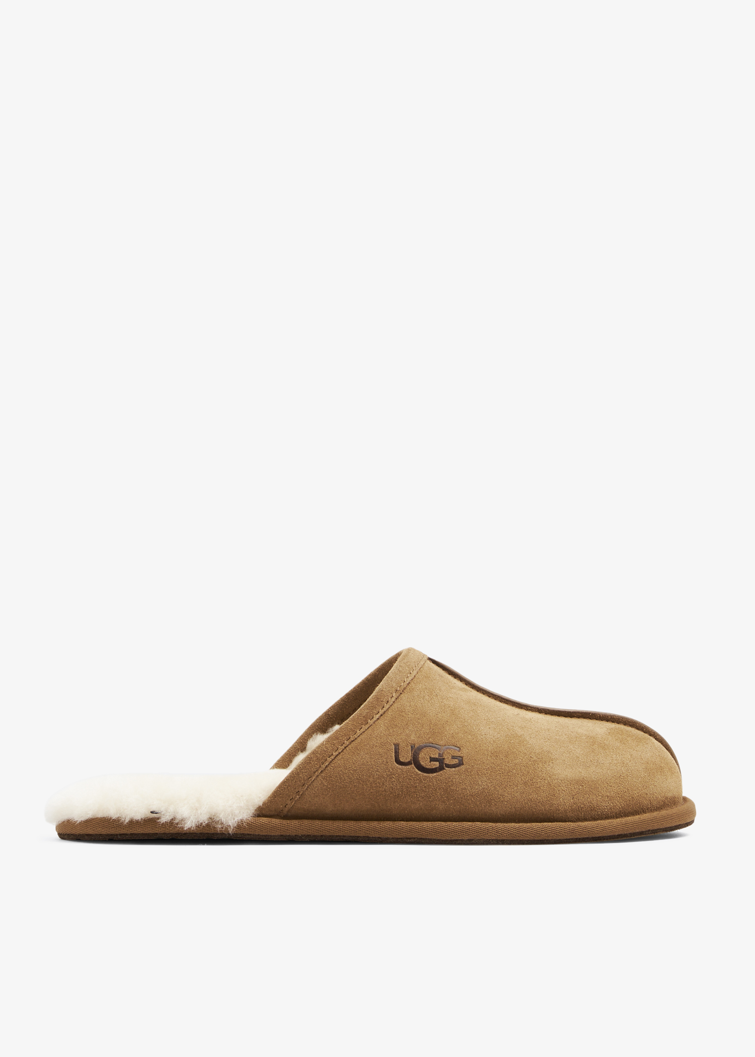 

Scuff slippers, Brown