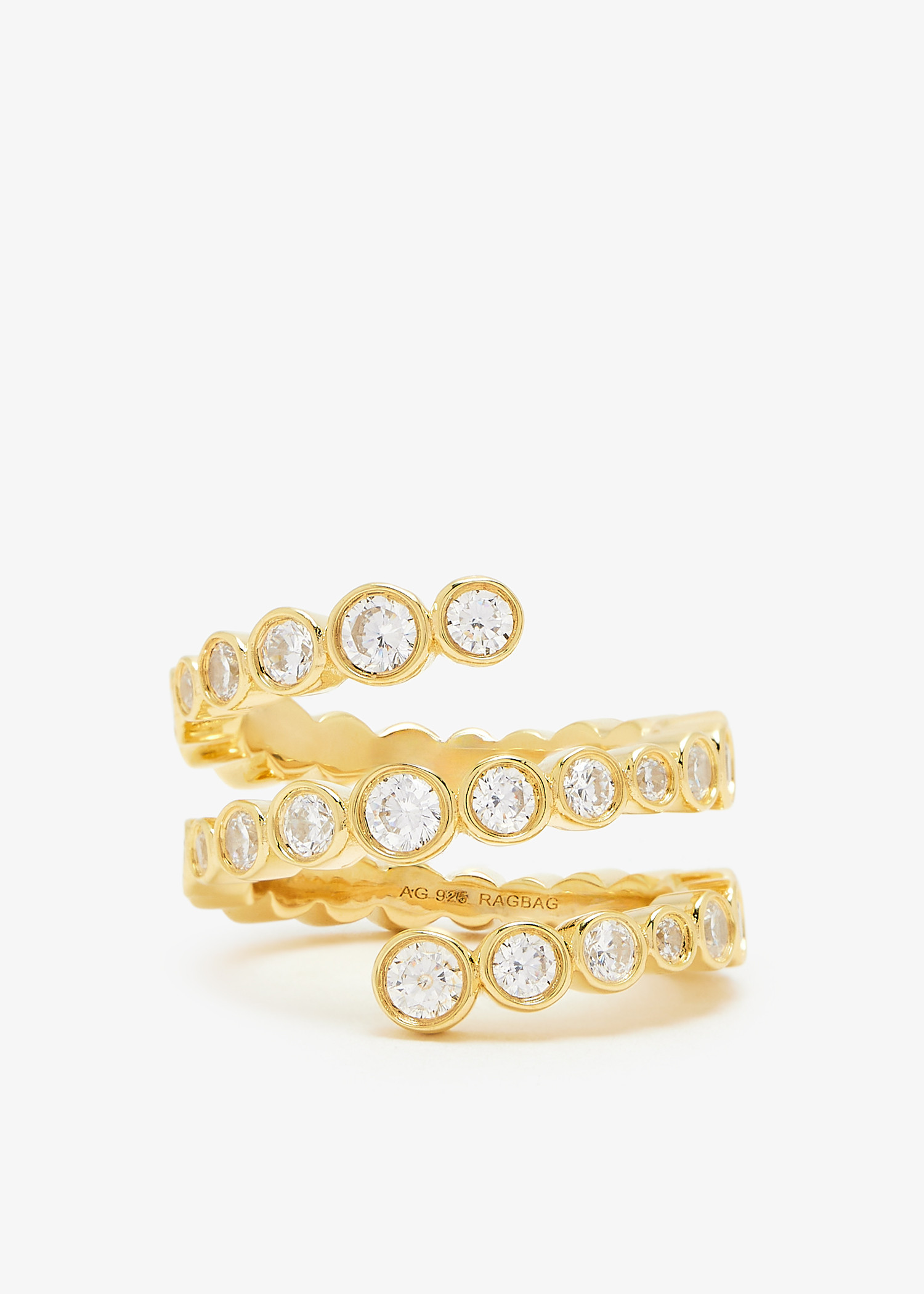 

Odette Spiral ring, Gold