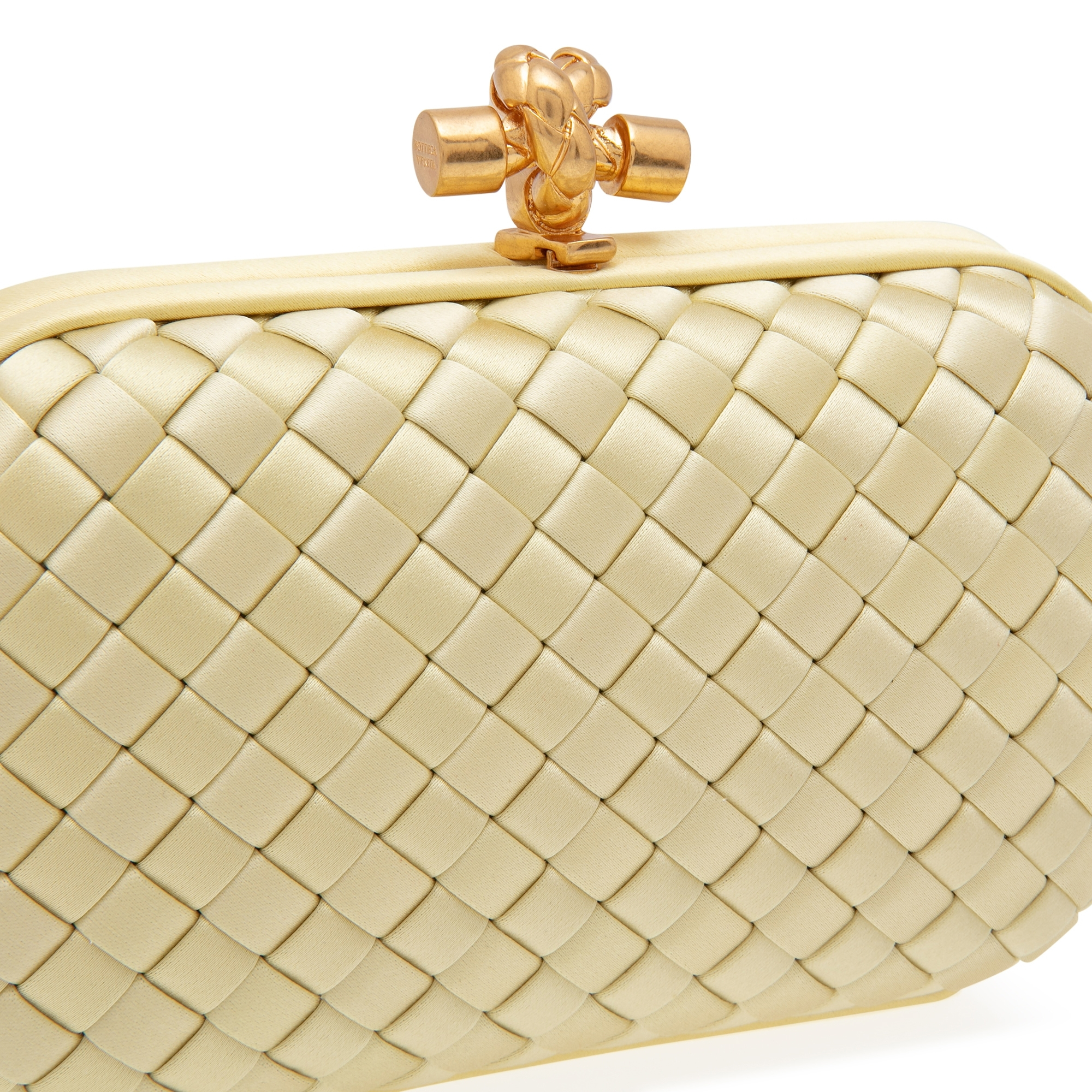 

Intrecciato Knot Clutch, Yellow