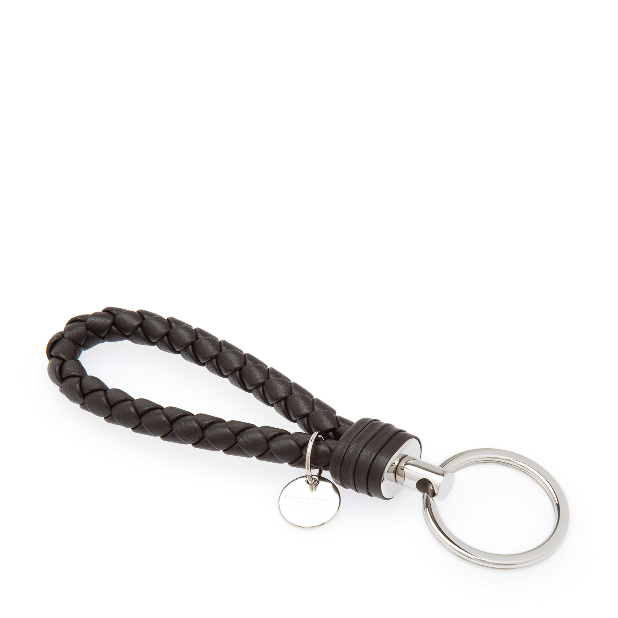 

Intrecciato key ring, Black